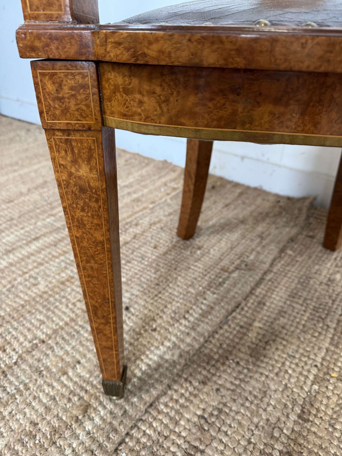 Late 19th Century Burr Elm Desk Chair photo vinterior