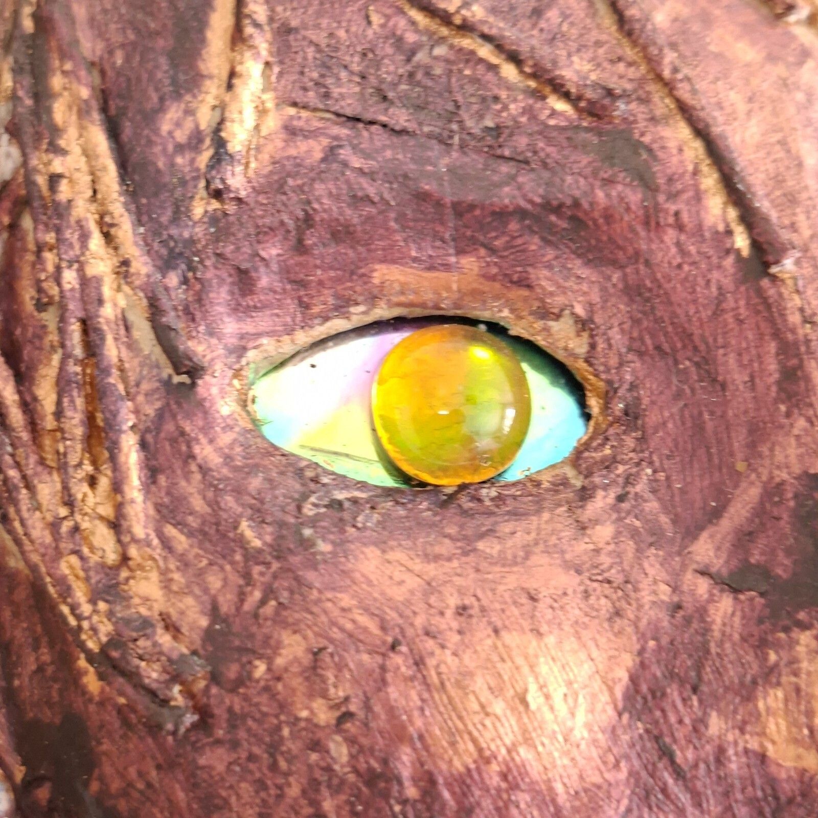 Art Angela Brady Mixed Media Portrait Artwork Fused Glass Canvas Contemporary Irish photo