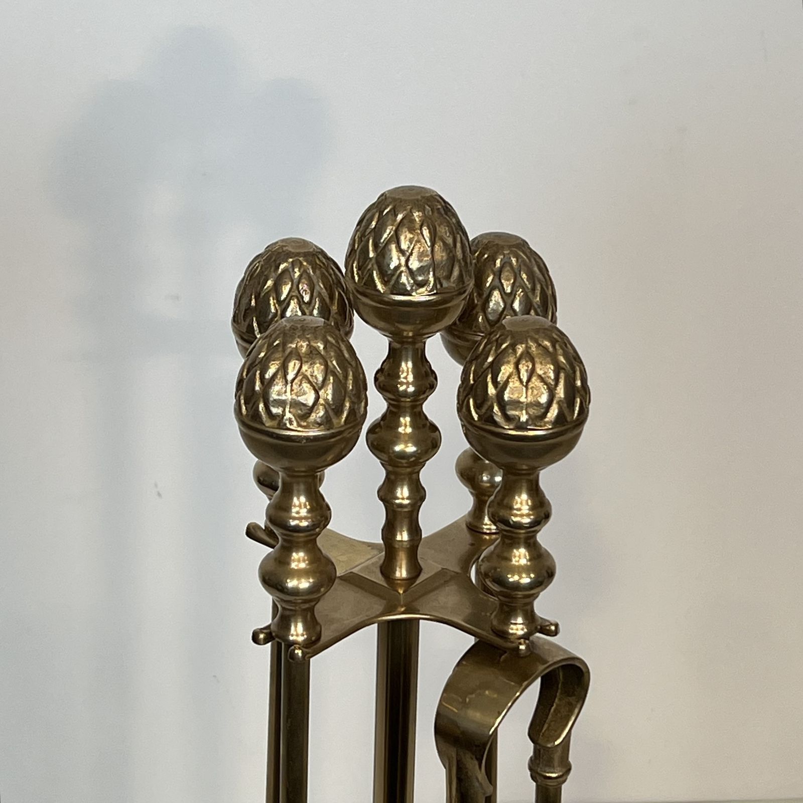 Brass Fire Kit With Pine Cones photo 1250.0