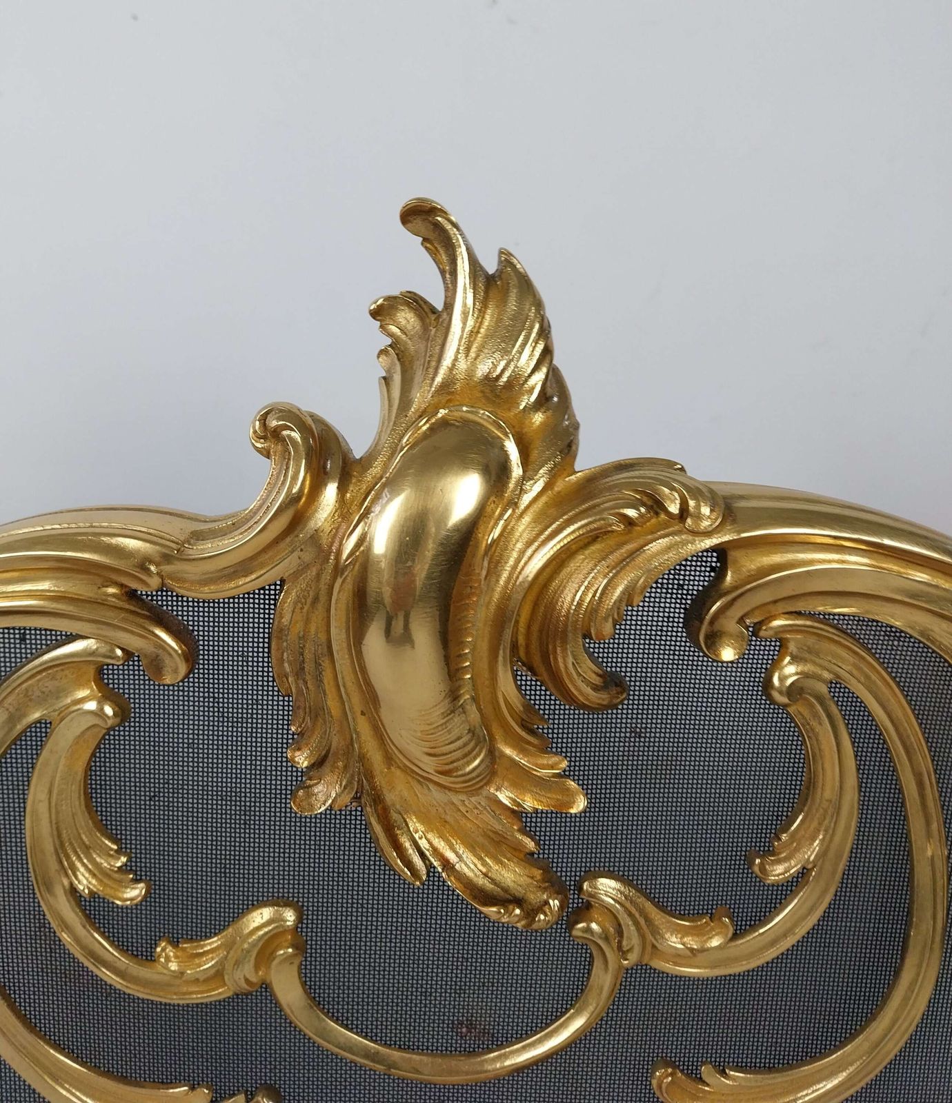 photo for sale A Fine 19th Century French Gilt Bronze Fire Screen By Bouhon Frères