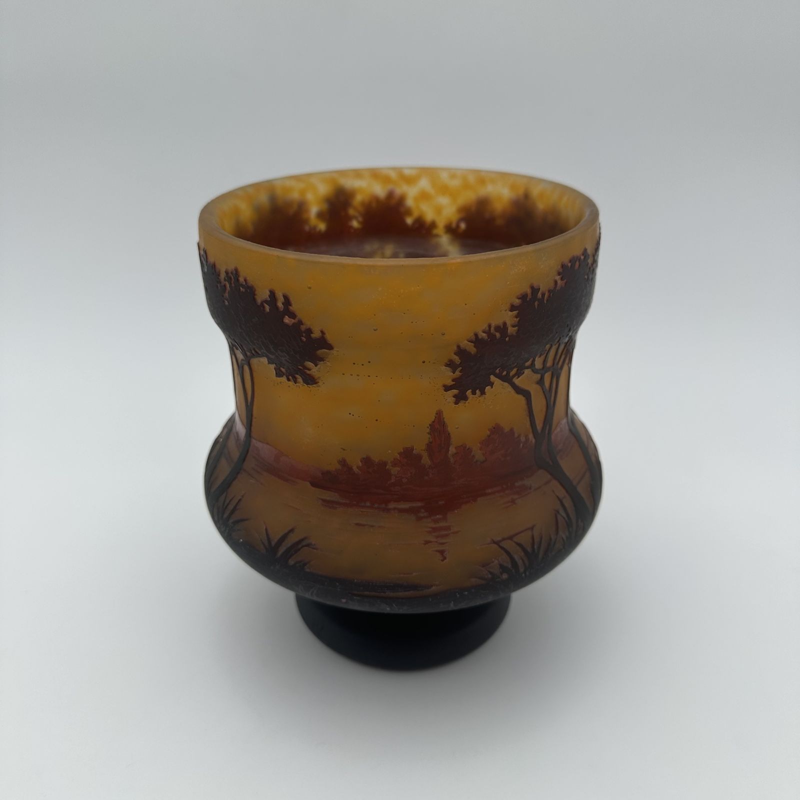 Art Nouveau Cameo Glass Vase – Daum Nancy, France, Circa 1900 photo furniture