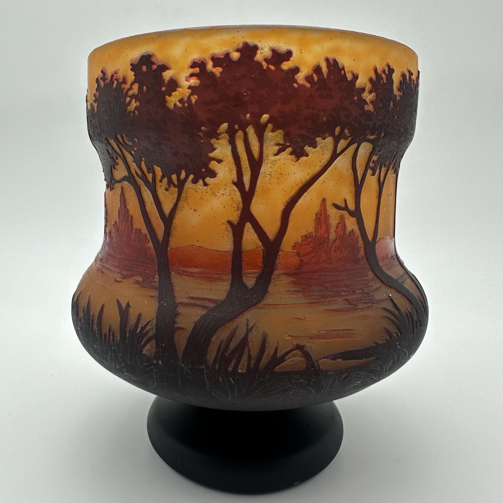 Art Nouveau Cameo Glass Vase – Daum Nancy, France, Circa 1900 photo 3500.0