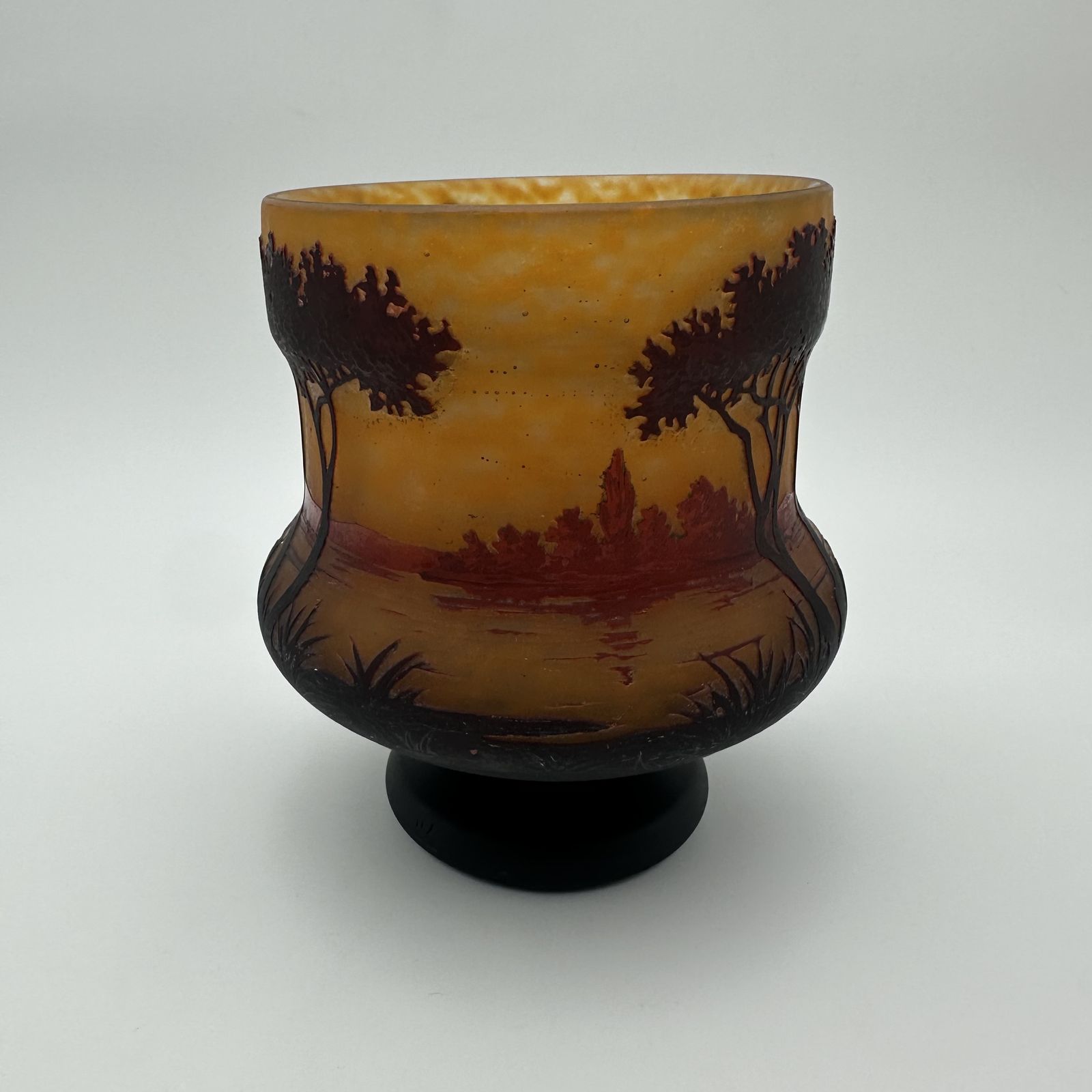 photo for sale Art Nouveau Cameo Glass Vase – Daum Nancy, France, Circa 1900