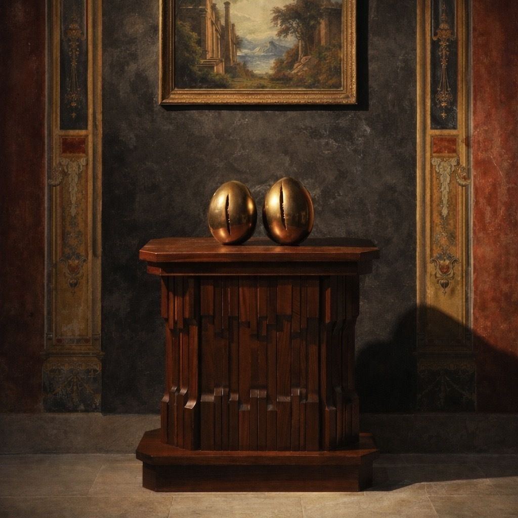 Sculptural Multifunctional “Norman” Base By Luciano Frigerio — Unique Piece photo furniture