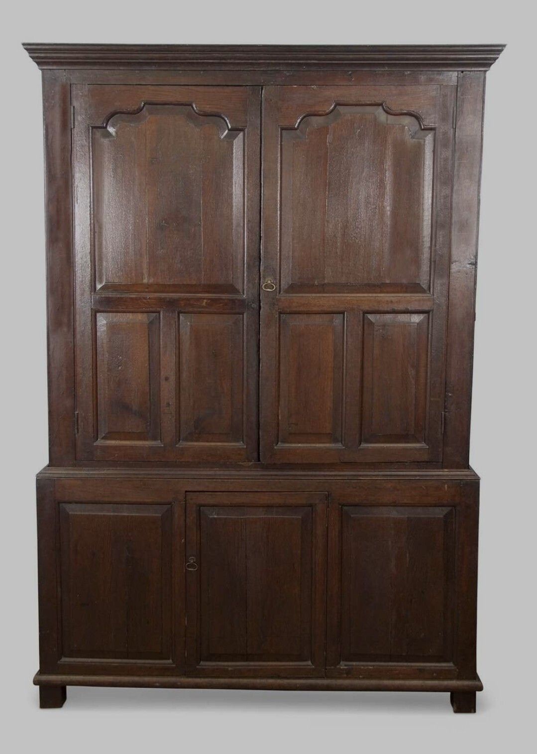 Lovely Character 18th Century Country Oak Livery Cupboard Wardrobe Larder Linen