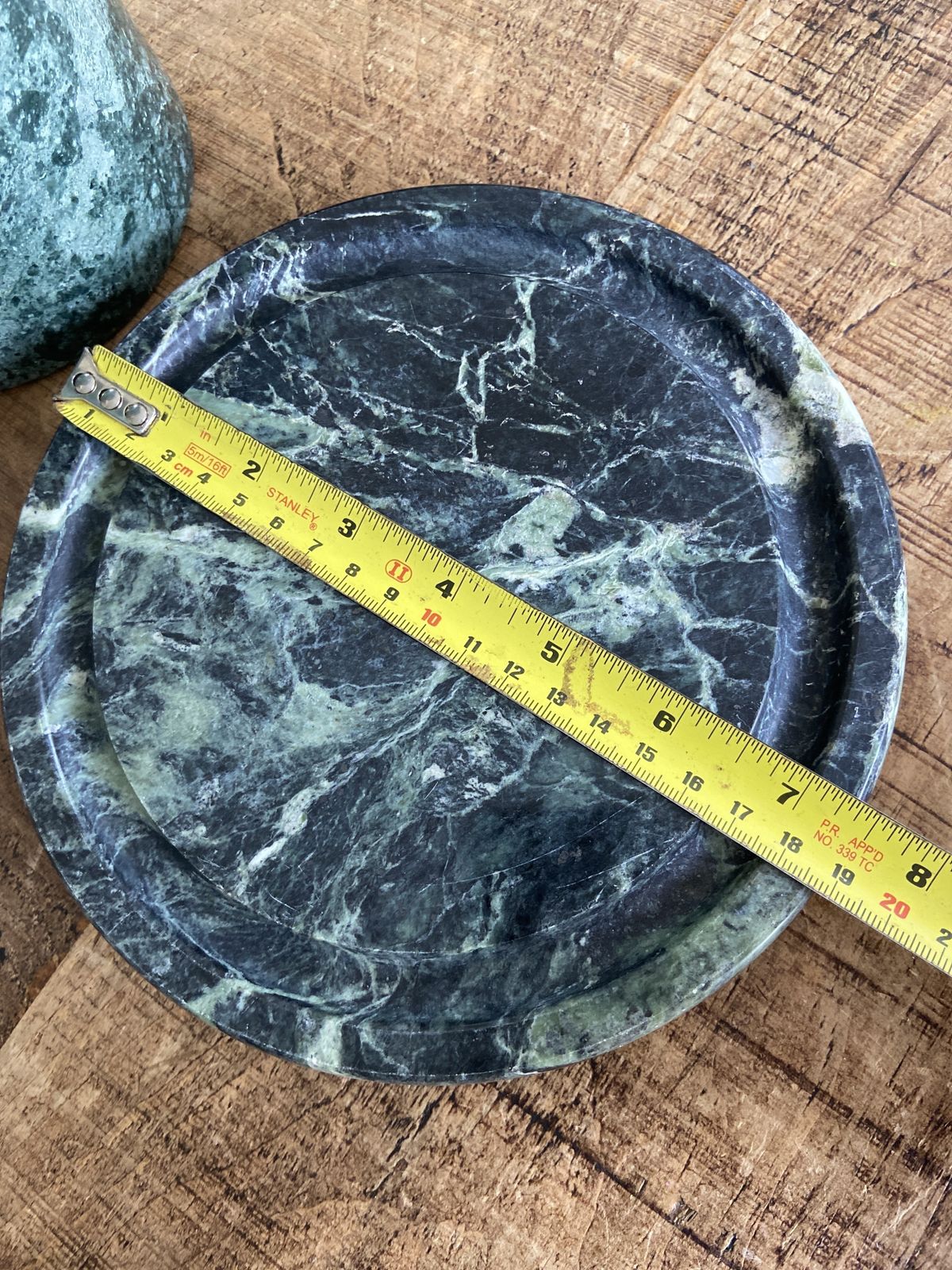 1980’s Two Piece Marble Wine Cooler photo for sale