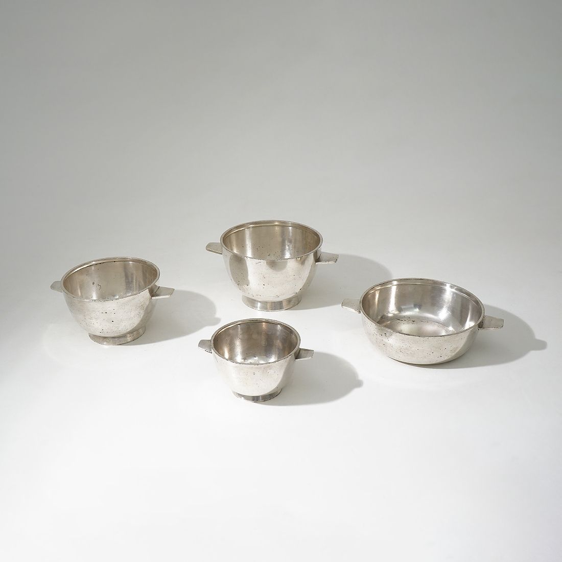 Set Of 4 Bowls By Gio Ponti For Fratelli Calderoni, 1950s