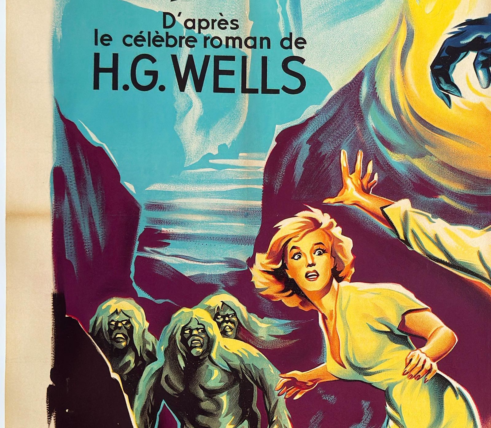 Affiche de cinéma française Grande format, The Time Machine, 1960, Roger Soubie photo 3714.0