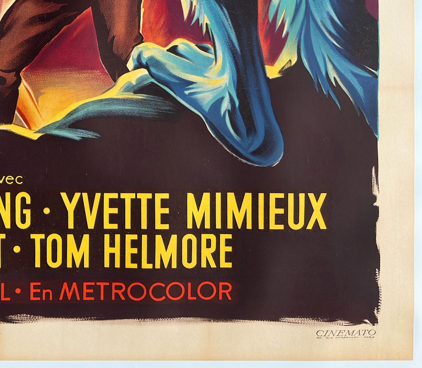 Affiche de cinéma française Grande format, The Time Machine, 1960, Roger Soubie photo vintage