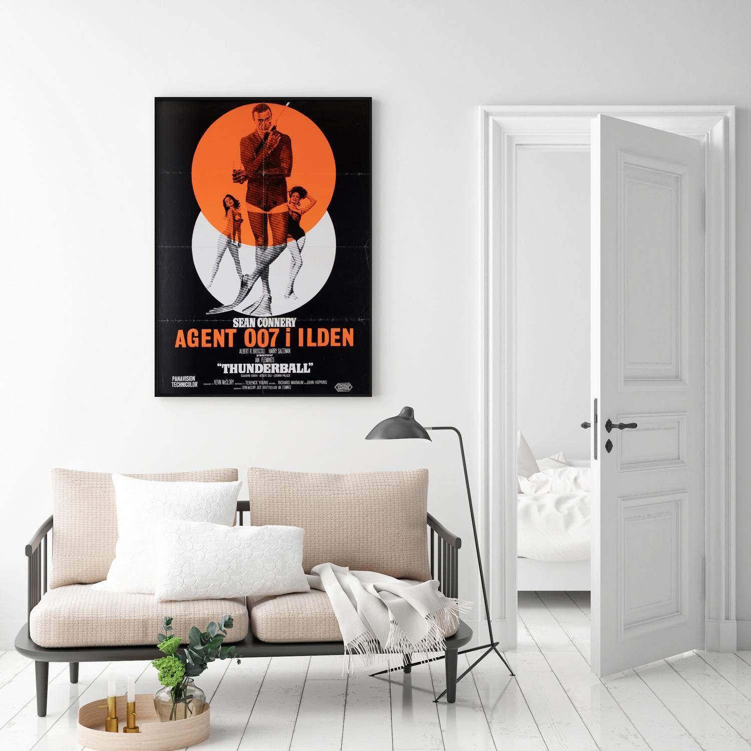 Thunderball R1960s Deense A1 Filmaffiche, Robert McGinnis photo furniture