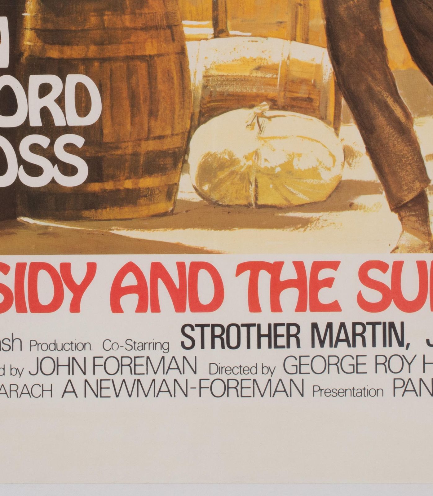Butch Cassidy And The Sundance Kid Uk Film Movie Poster, Tom Beauvais, 1969 photo buy