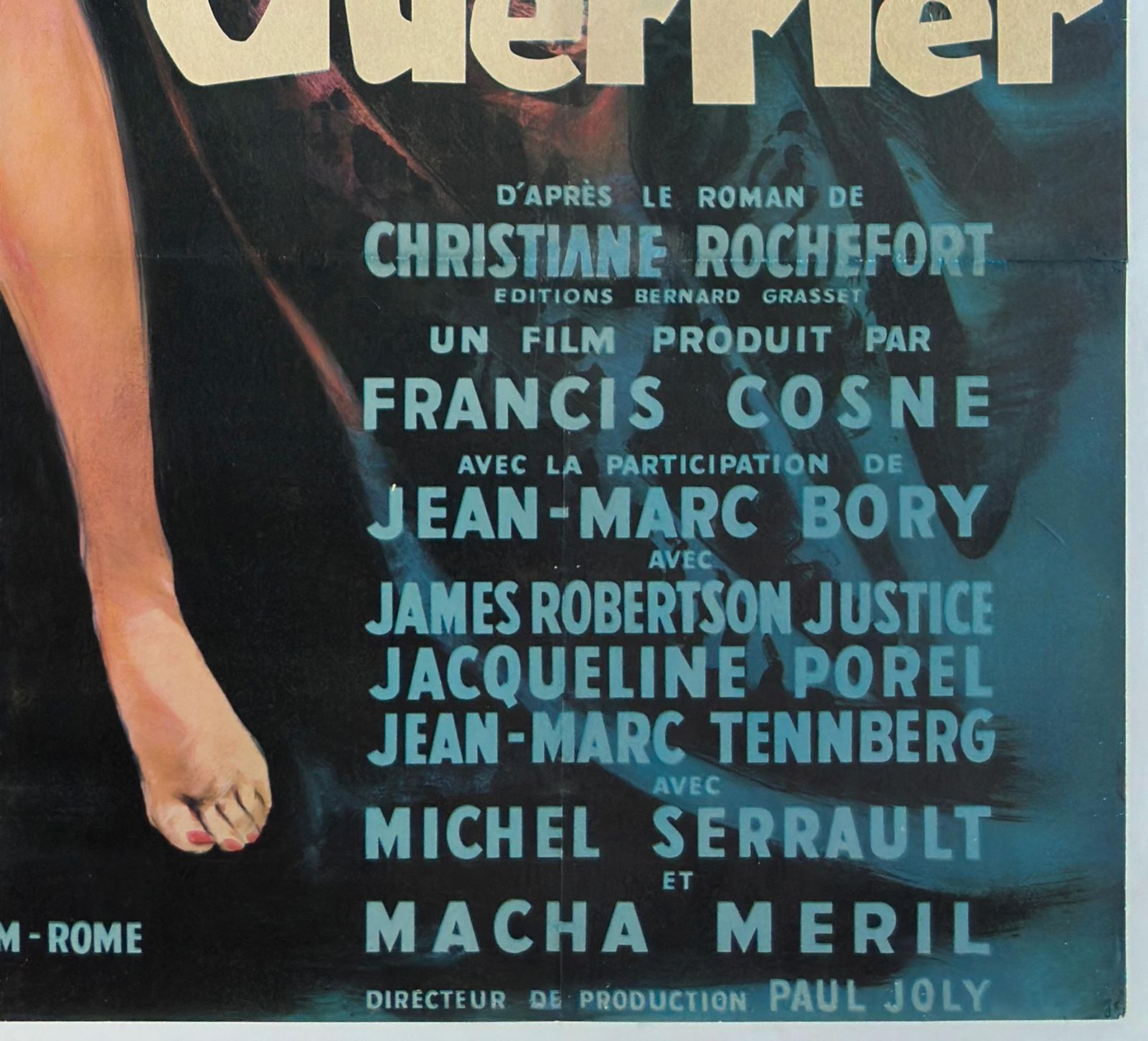 Love On A Pillow 1962 French Grande filmaffiche, Georges Allard photo vintage