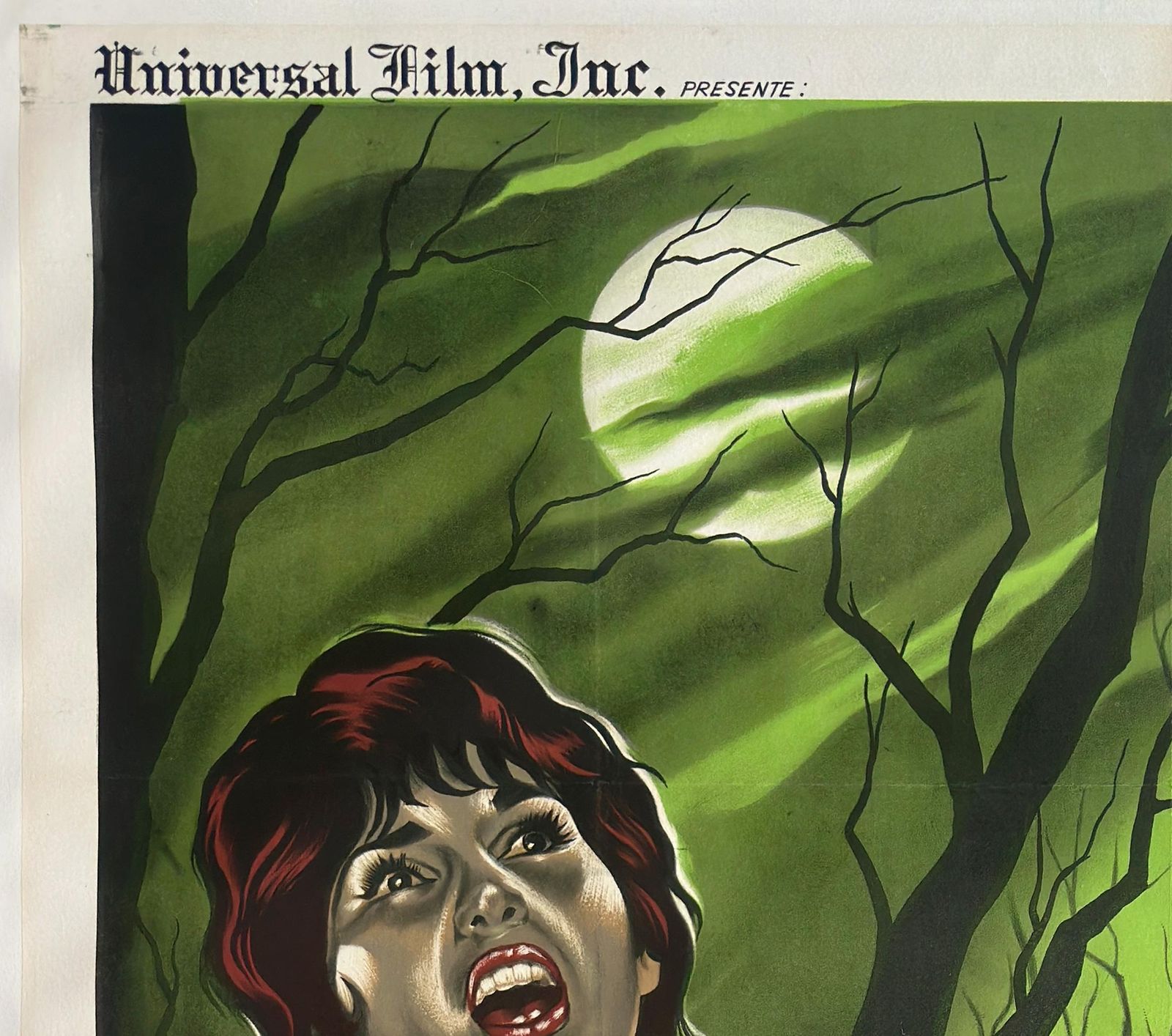 The Curse Of The Werewolf 1961 Franse Grande filmaffiche, Guy Gerard Noel photo for sale