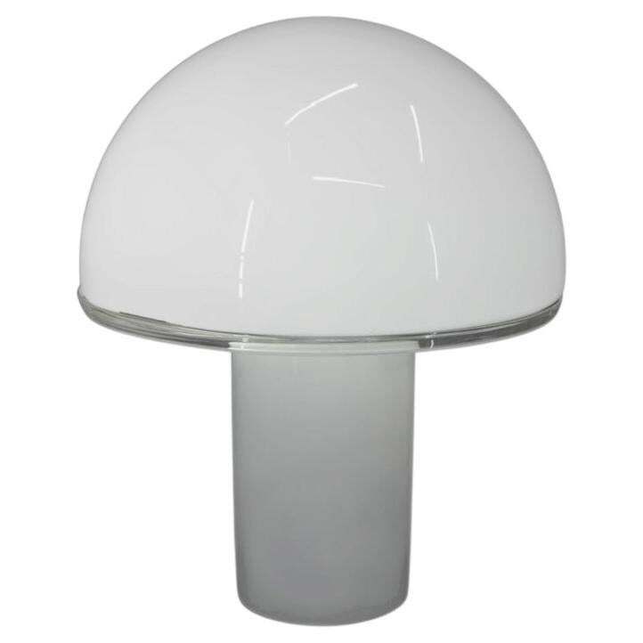 Large Italian Opaline Glass Table Or Floor Lamp By Fontana Arte, 2010s