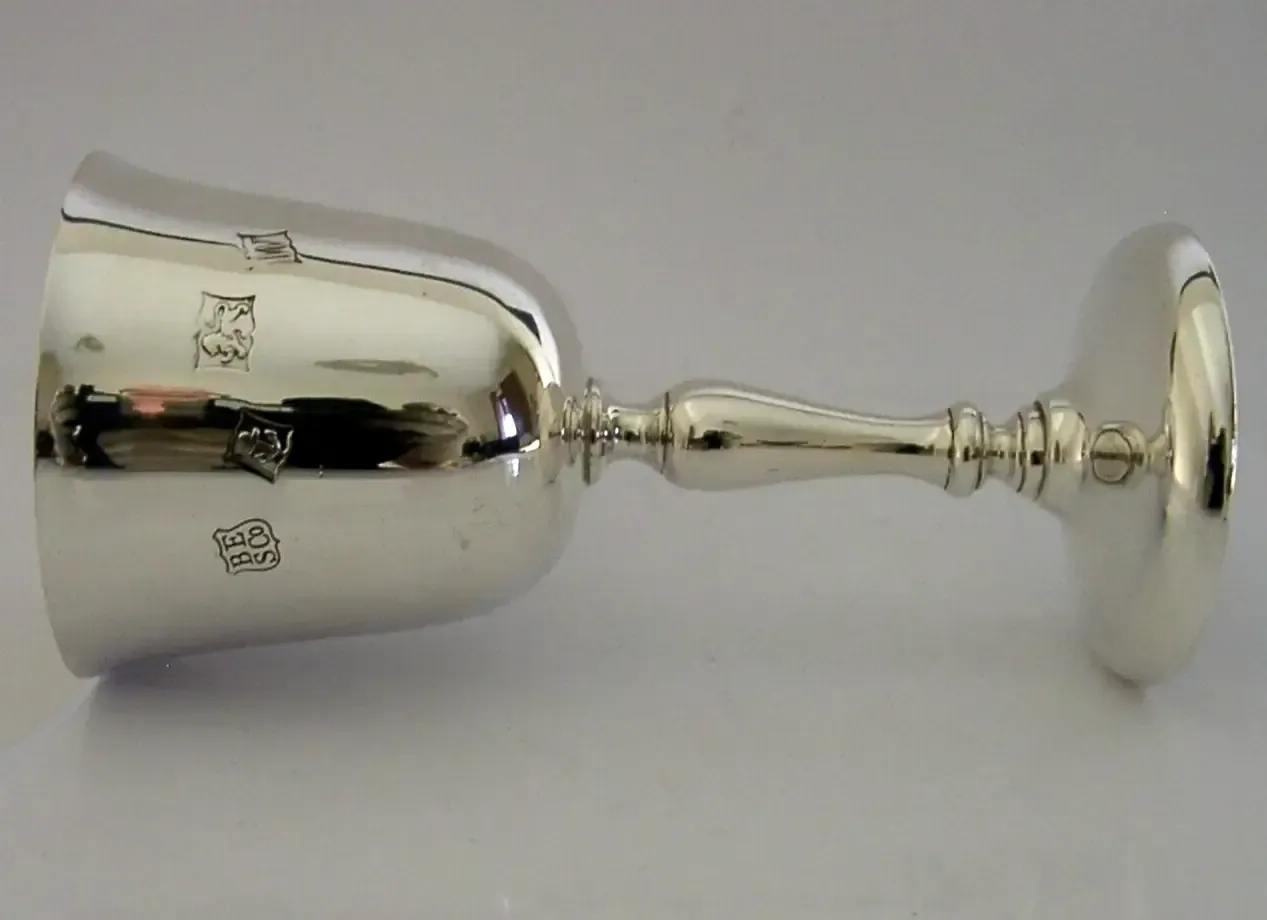 Coupe calice en argent sterling, Birmingham 1971, 127 g photo 300.0