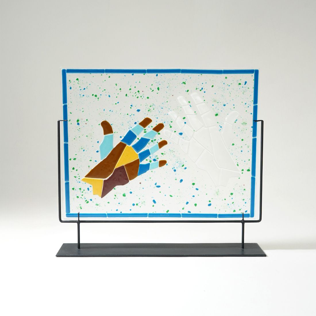 Mario Rossello, Glass Fusion Work For Studio Casarini Savona, 1990s