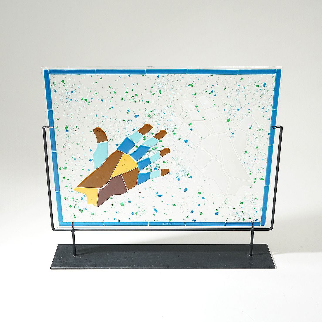 Mario Rossello, Glass Fusion Work For Studio Casarini Savona, 1990s photo for sale