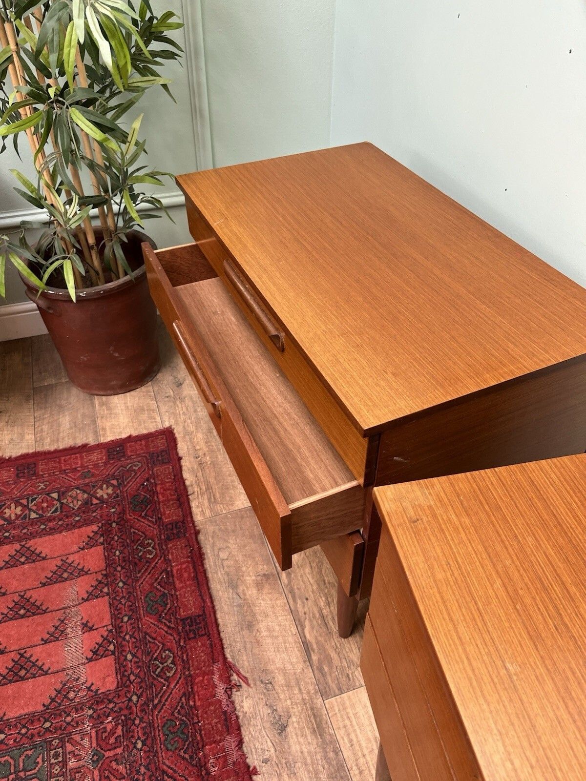 Stunning Pair Of Mid Century Retro Teak Chest Of Drawers, Gplan Danish Style photo 225.0