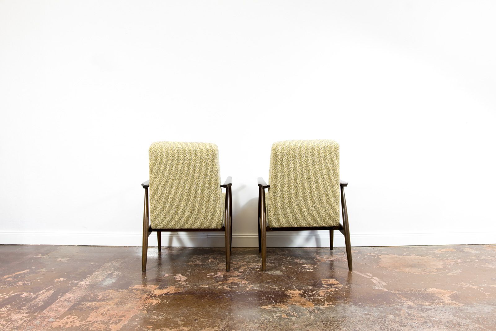 Vintage Armchairs Designed By H. Lis, Poland, 1960's, Set Of 2 photo vinterior