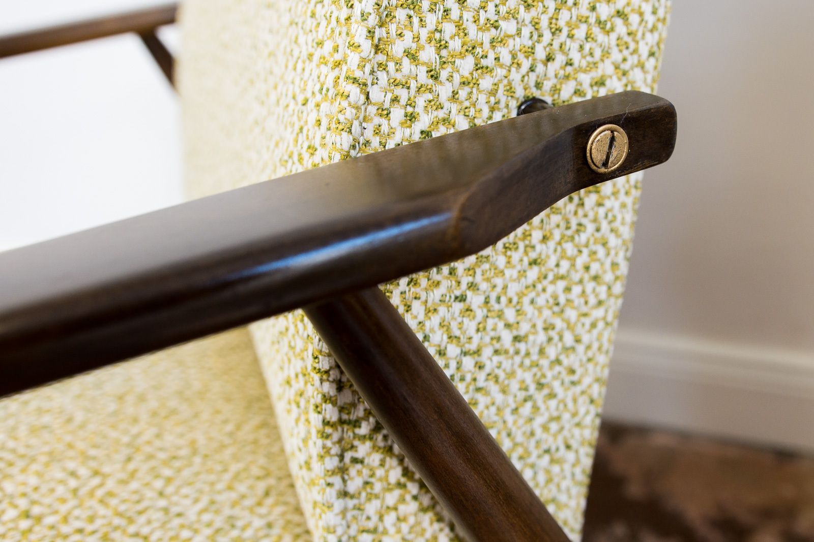 photo for sale Vintage Armchairs Designed By H. Lis, Poland, 1960's, Set Of 2