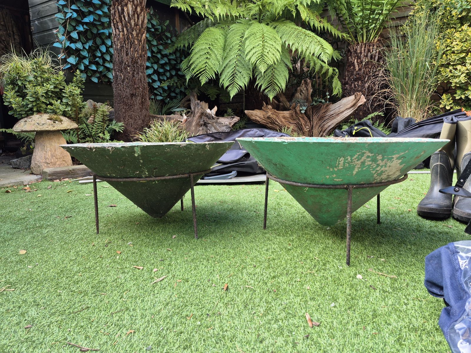 Willy Guhl Florastone 1960s Planters photo for sale