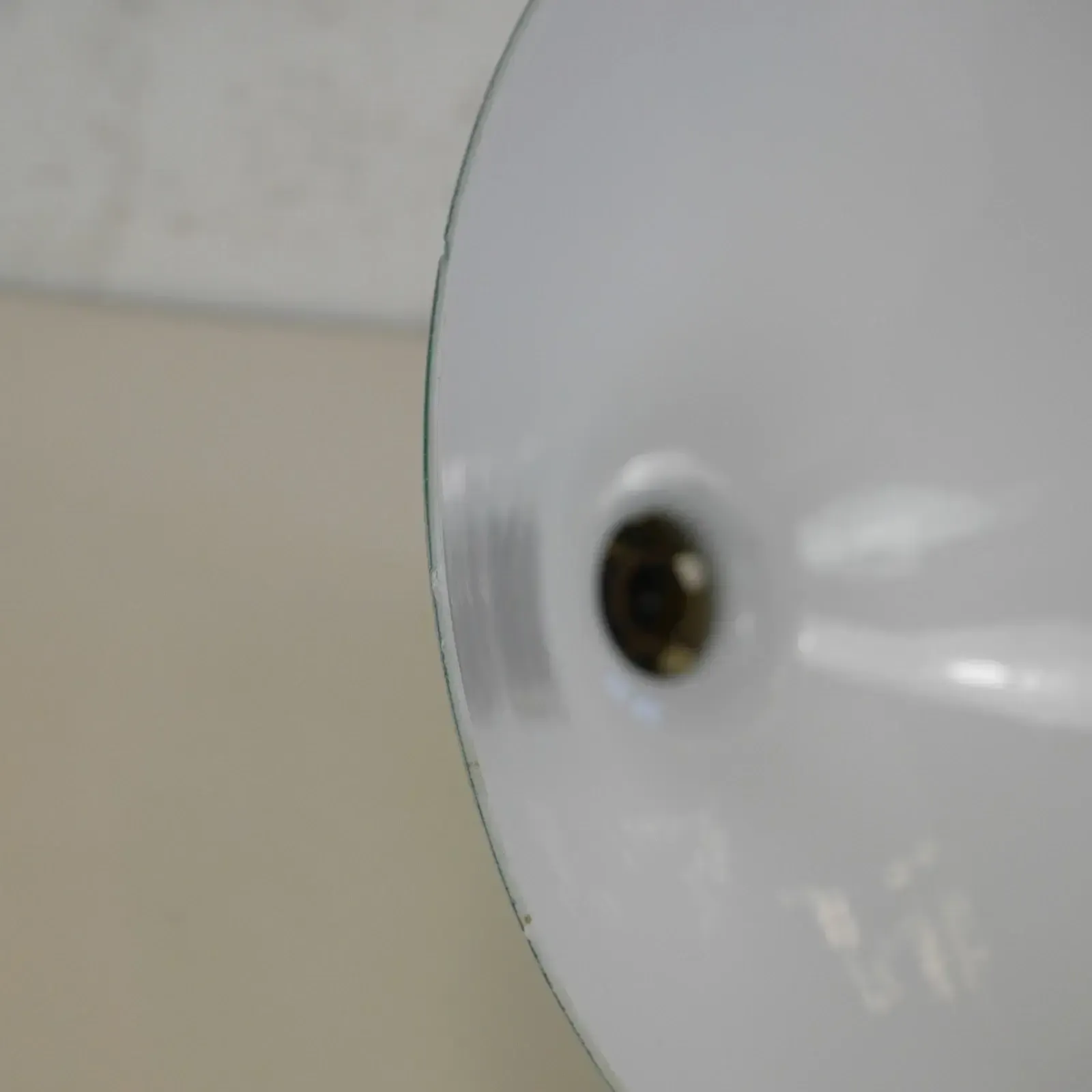 photo for sale Vintage Milk White Glass Coolie Light Shades Brass Fitting Pendant L #103161