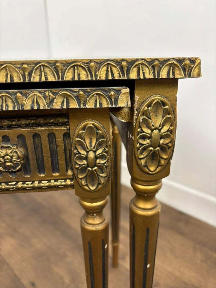 Vintage French Style Nest Of Two Tables photo vinterior