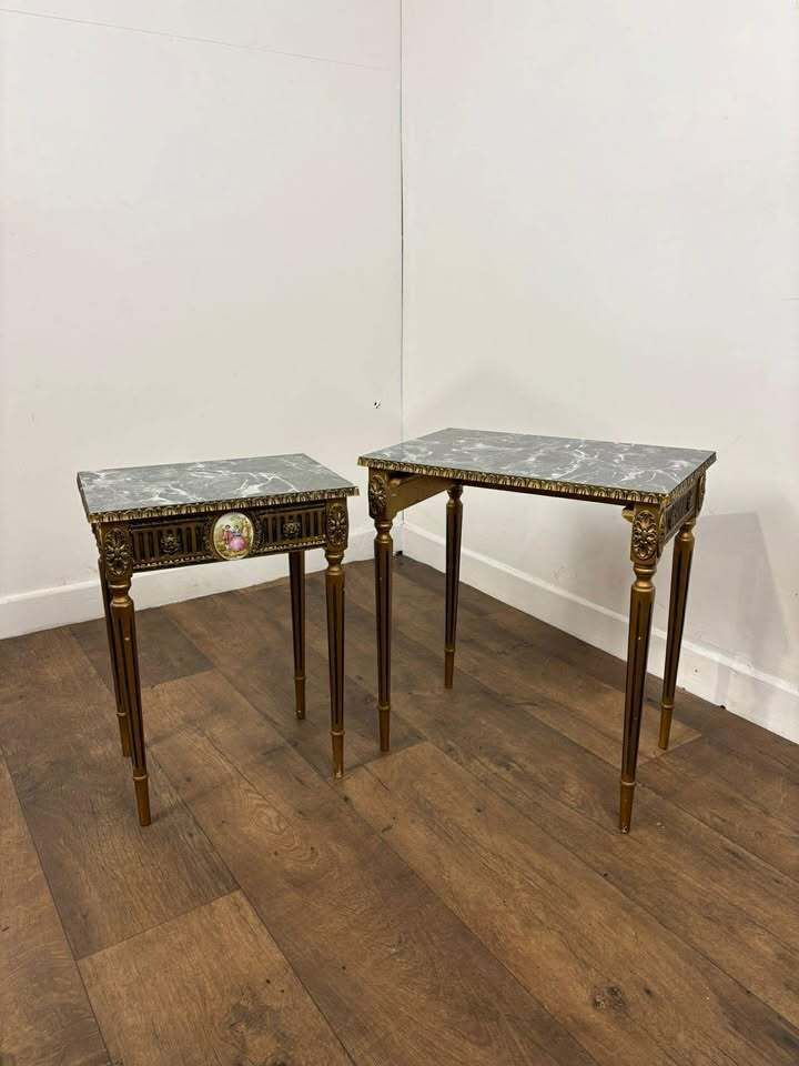 photo for sale Vintage French Style Nest Of Two Tables