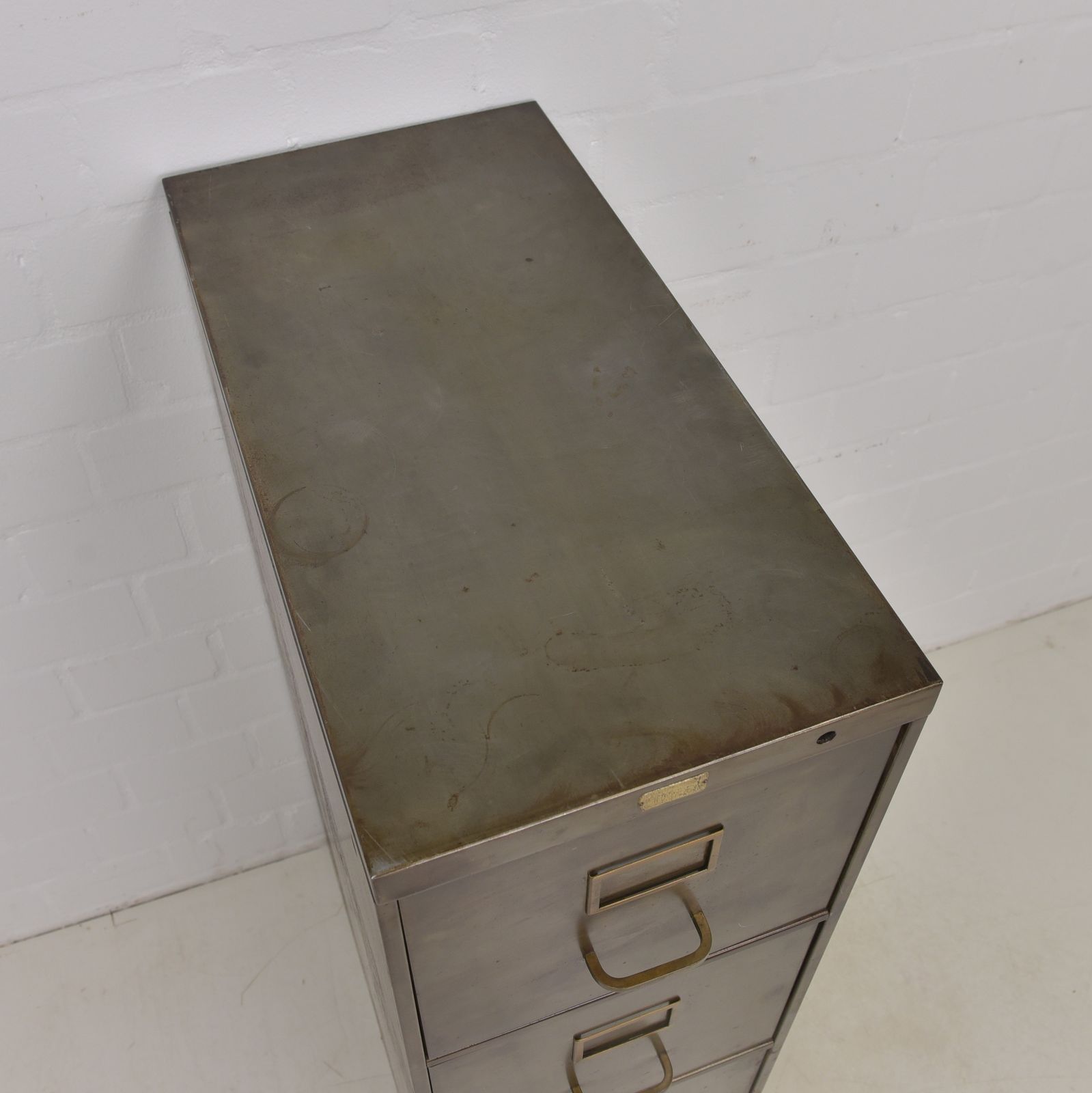 Vintage! Card Filing Cabinet, Metal Cabinet, Drawer Cabinet, Green, Shoe Cabinet, Office photo for sale