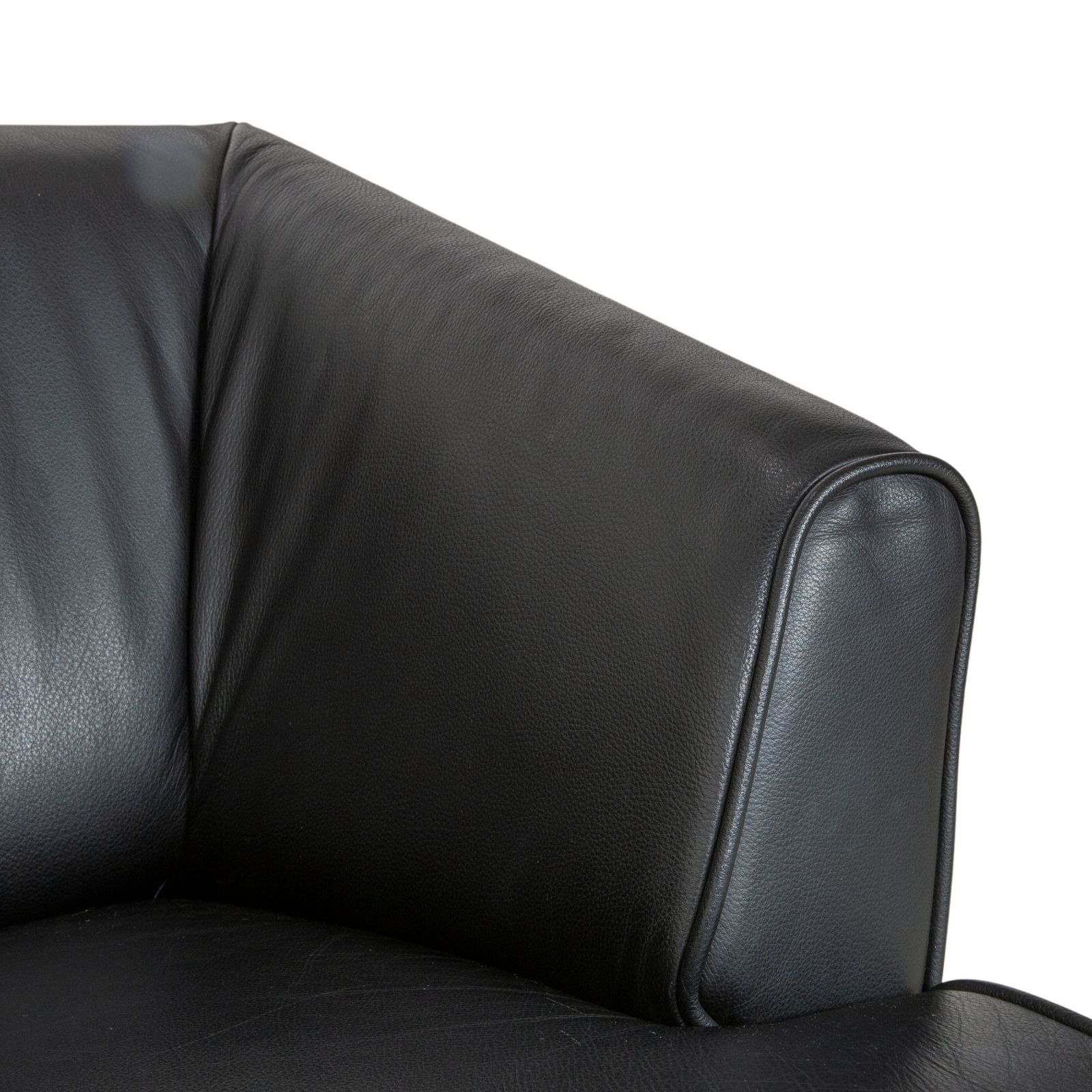 Fauteuil Rolf Benz 2300 en cuir, pieds en métal noir photo Mobilier