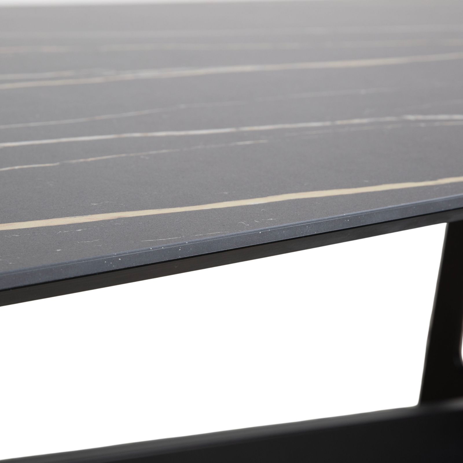 Table à manger Bonaldo Slot, noire, blanche, anthracite, 200 x 108 cm, par Giuseppe Viganò photo for sale