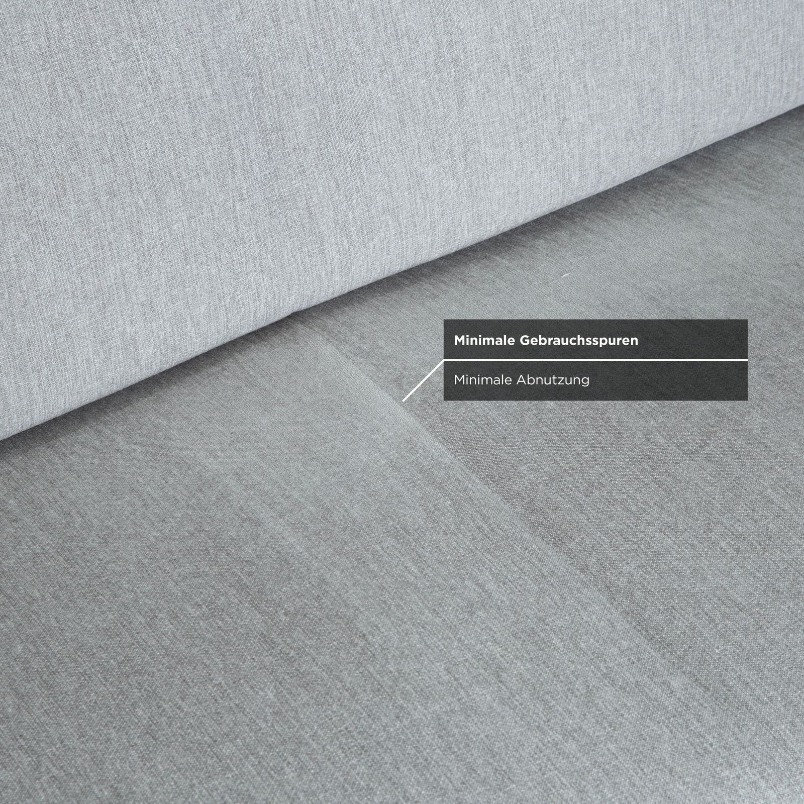 photo furniture Canapé 3 places Rolf Benz 328 en tissu gris clair