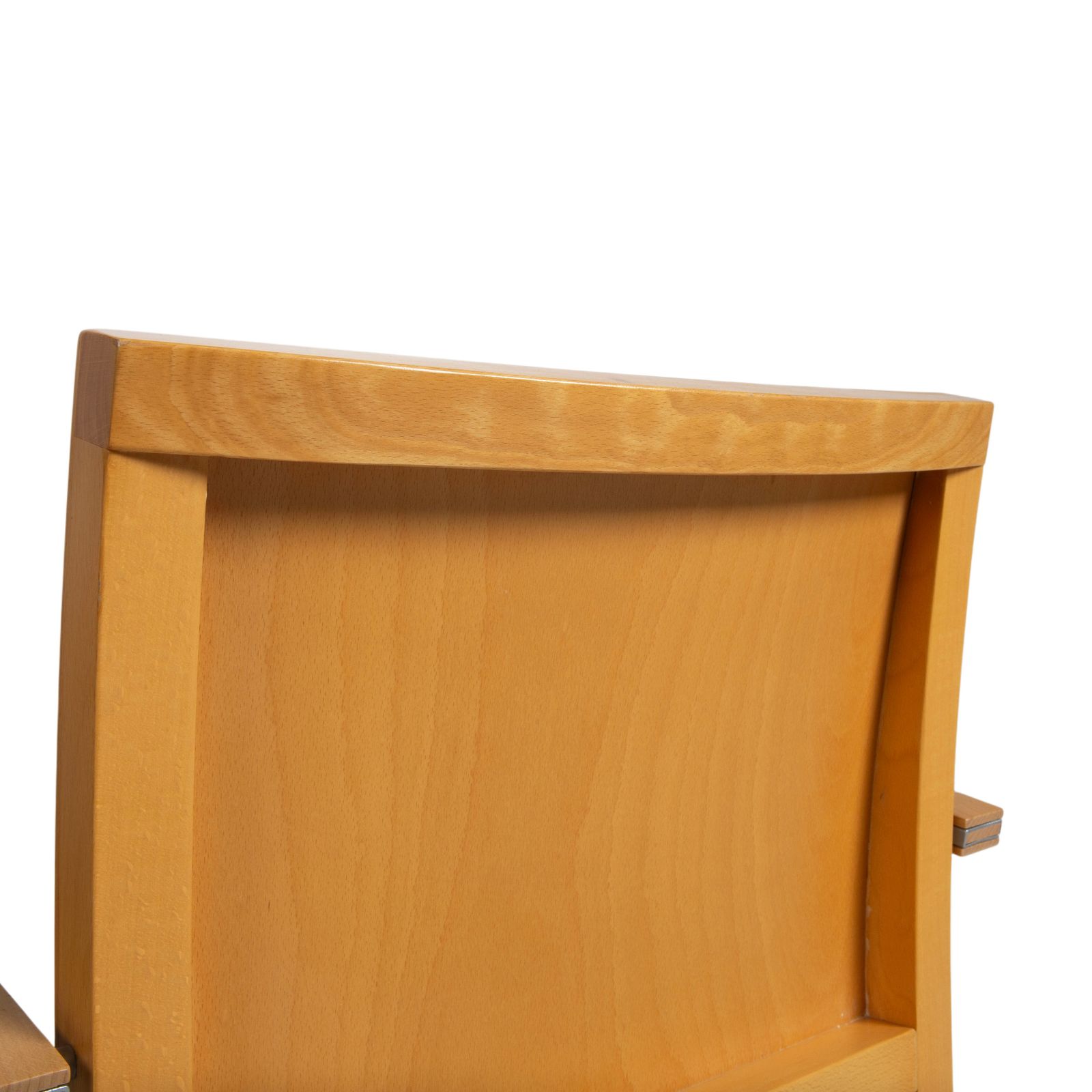 photo furniture Set Of 6 Thonet Chairs, Fabric And Wood, Grey And Brown With Armrests