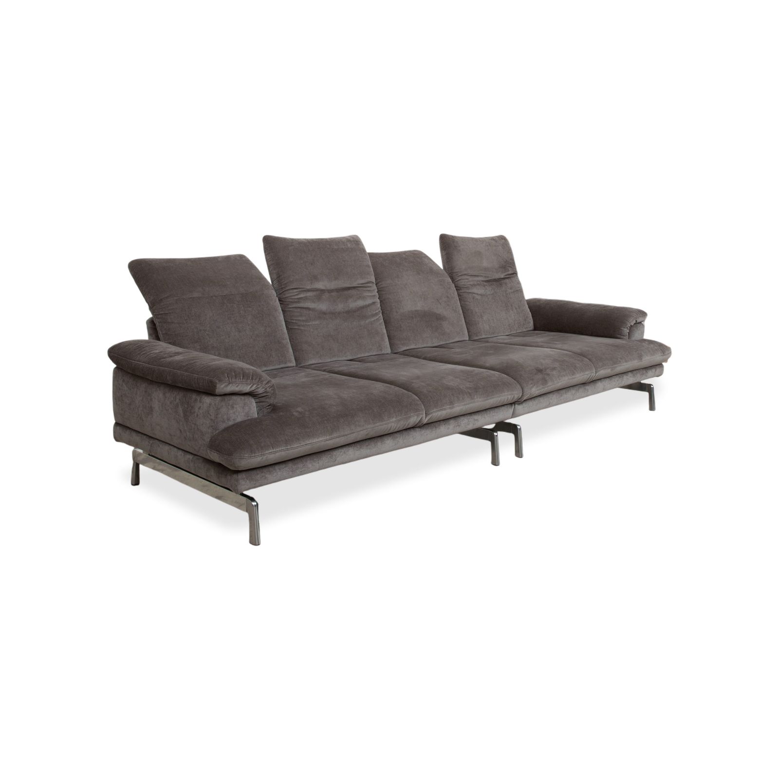 Canapé Joop 8153 en tissu gris 4 places à fonctions manuelles photo buy