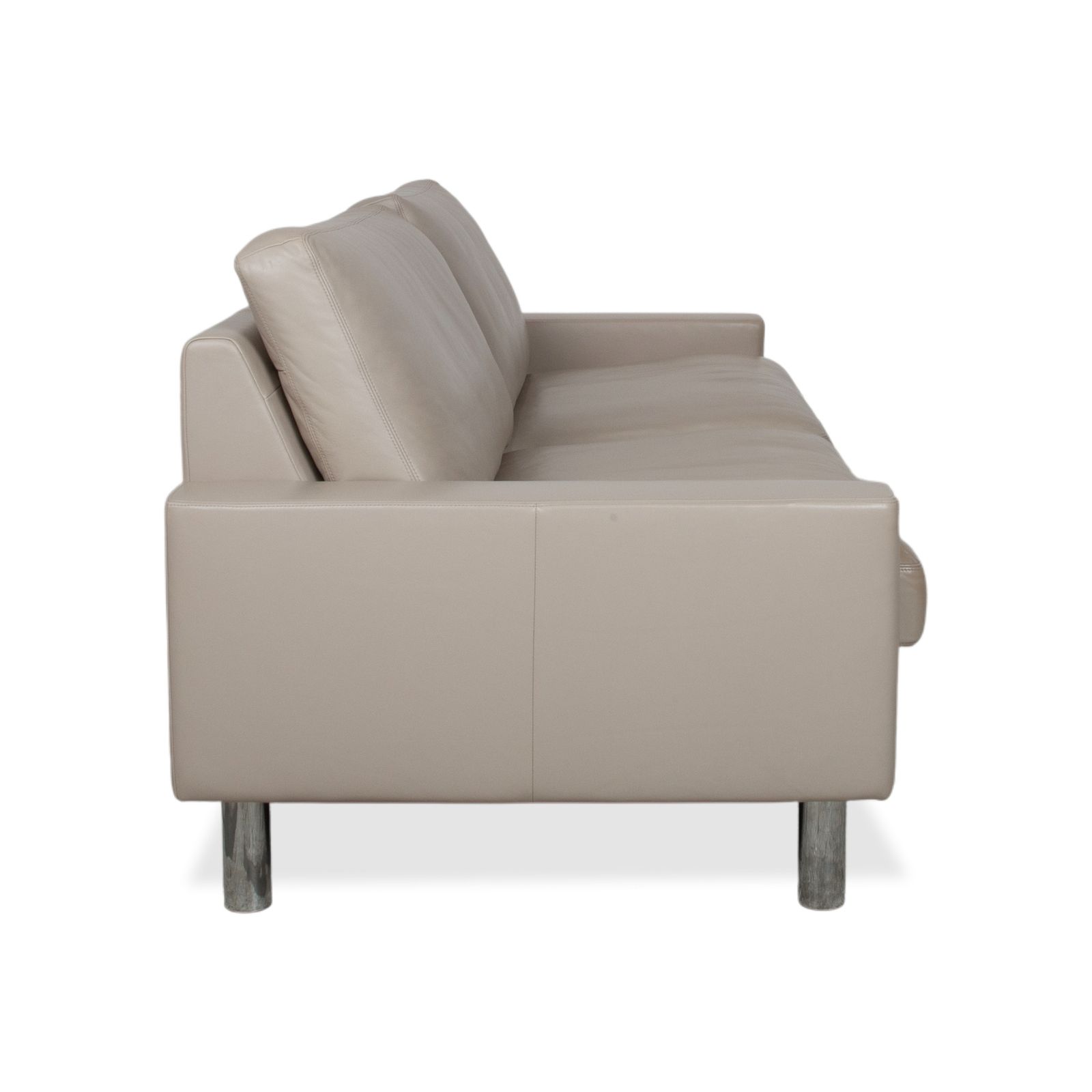 photo furniture Canapé 3 places Erpo CL 500 en cuir, crème beige