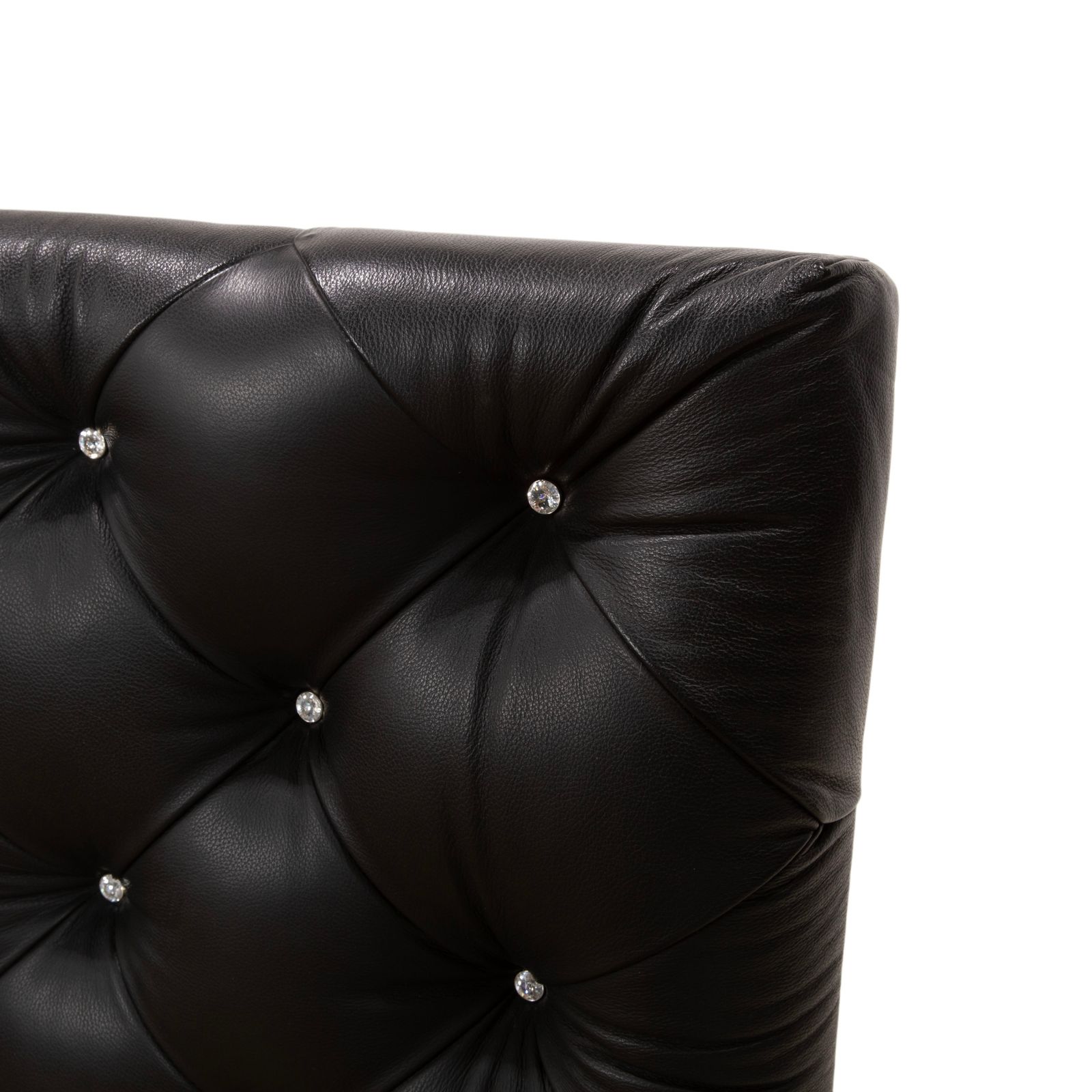 Lit Bretz Marilyn en cuir noir, chambre photo for sale