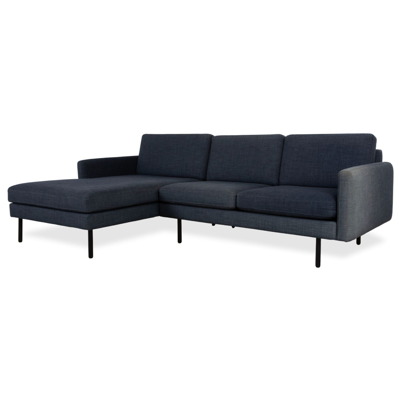 Canapé d'angle Bolia Scandinavia en tissu bleu