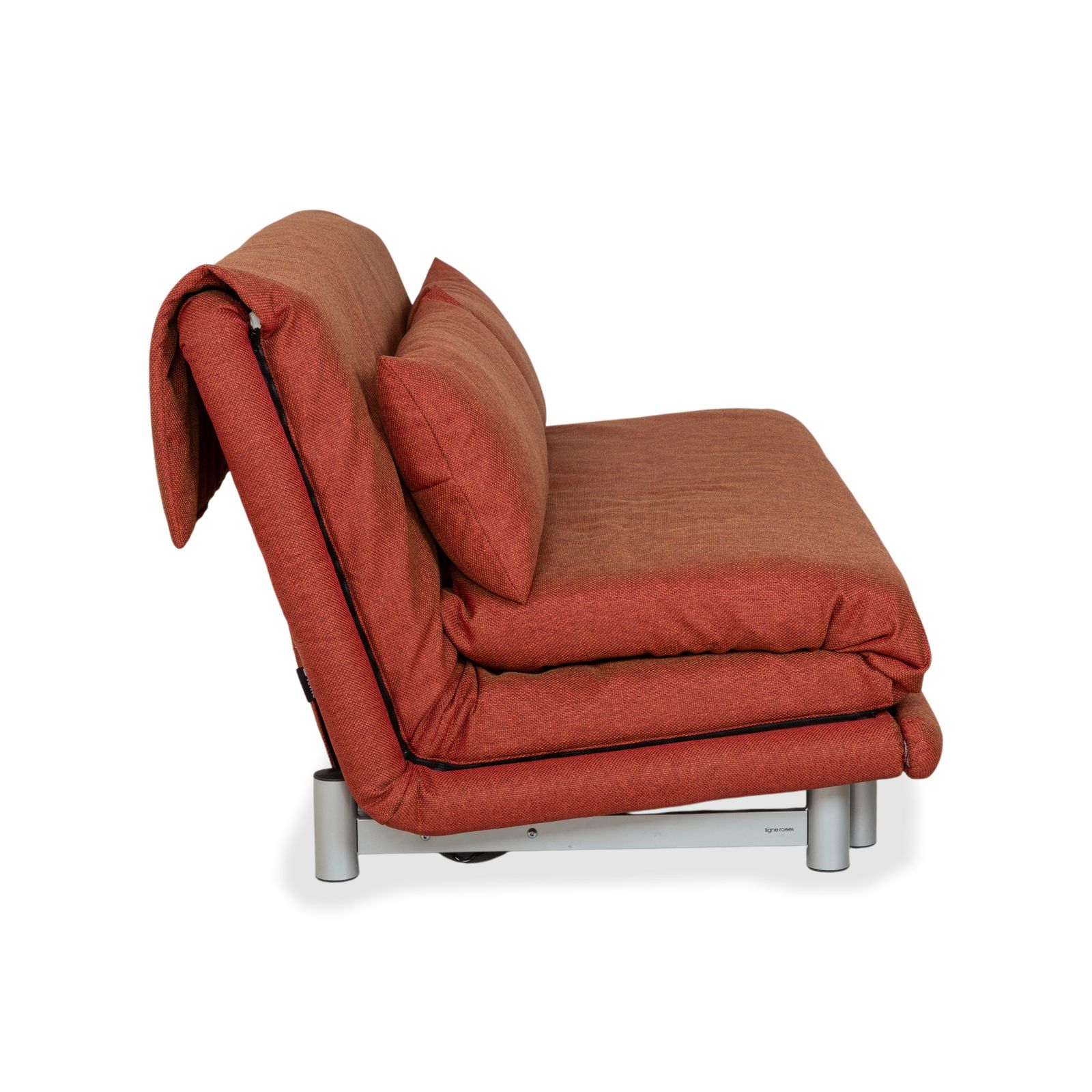 photo for sale Canapé 3 places Ligne Roset Multy en tissu, rouge rouille brun, retapissé