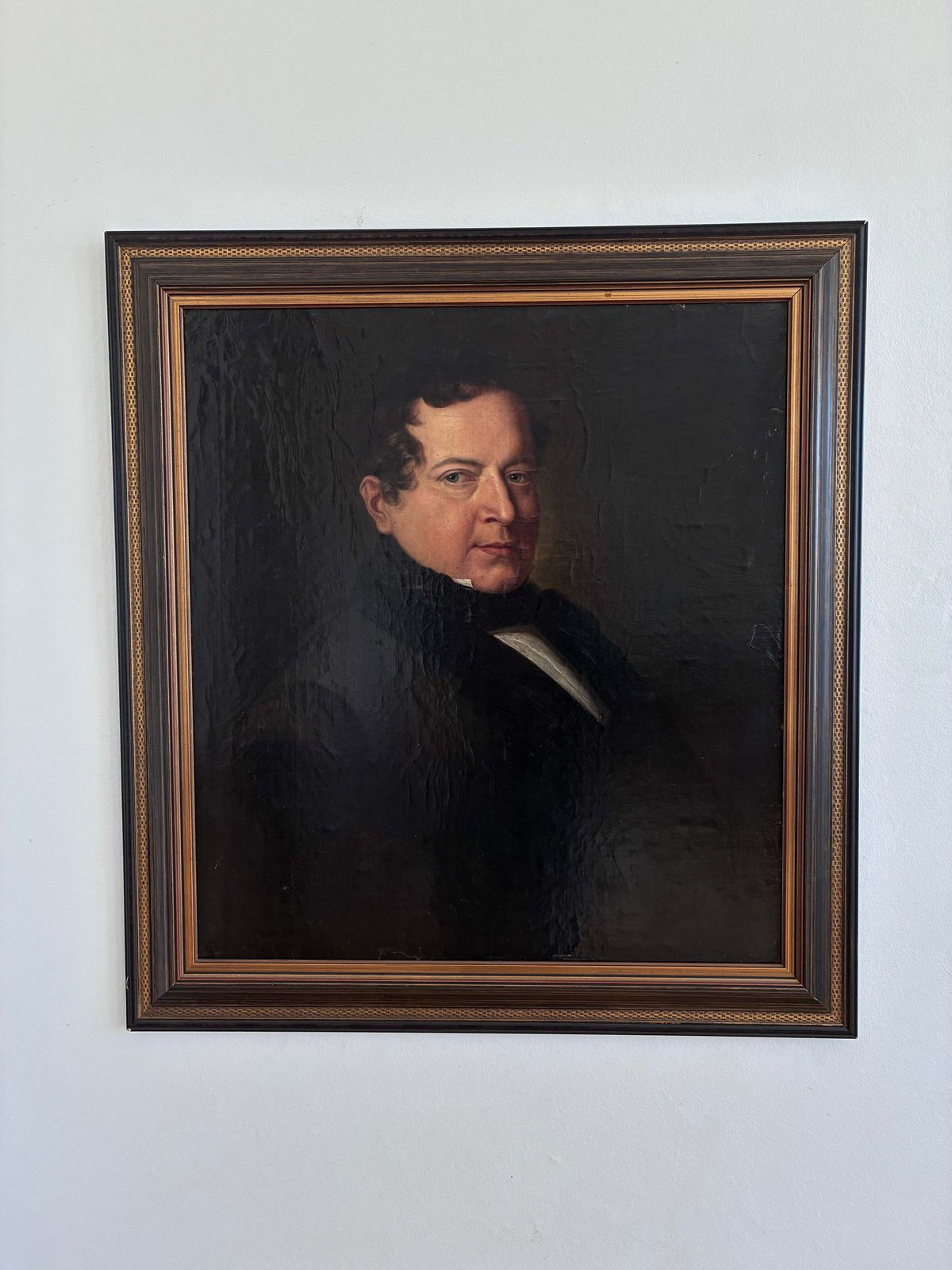 Antique Original Oil Painting Of A German Opera Tenor, Large 19th Century Portrait photo 645.0
