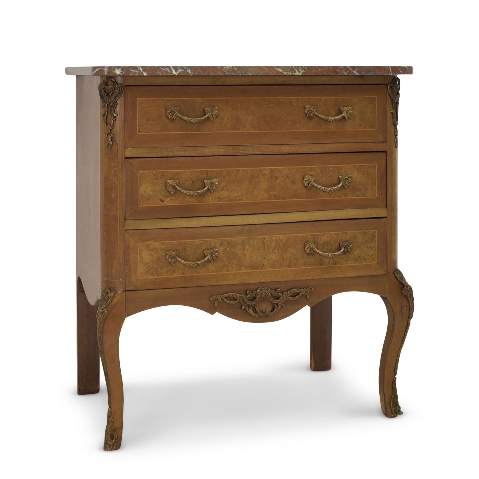 Antique! Small Restored Mahogany Chest Of Drawers, Narrow