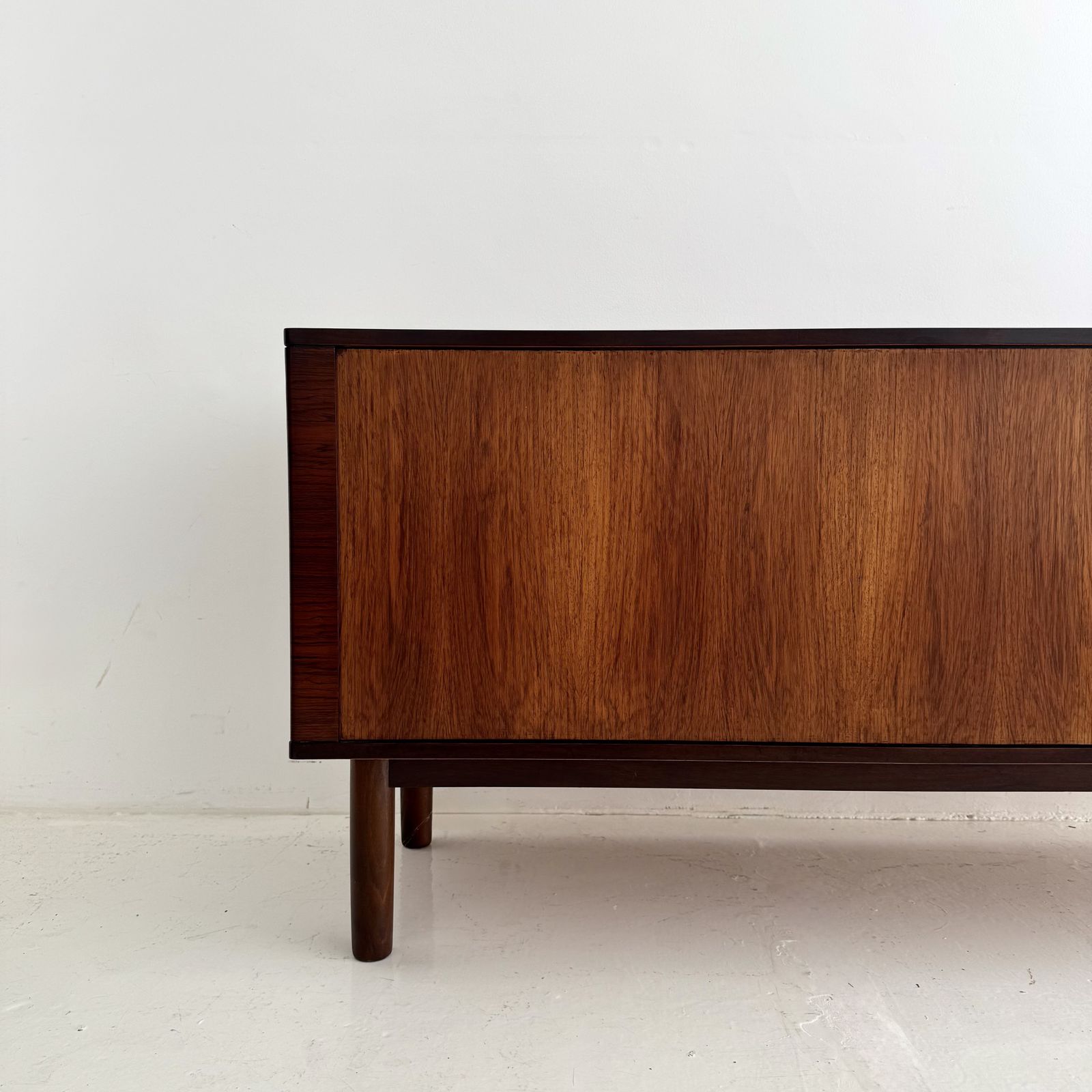 Mid Century Danish Niels Koefoed Rosewood Tambour Sideboard photo Furniture