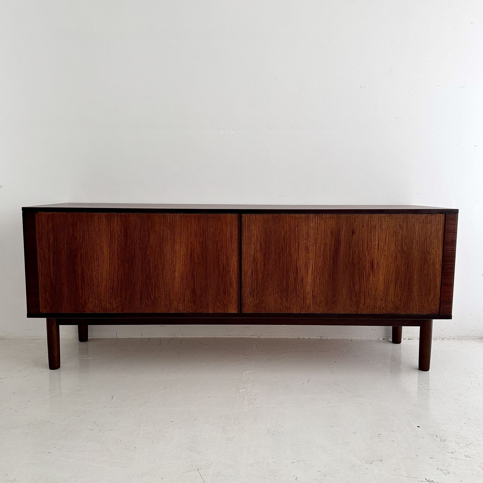 Mid Century Danish Niels Koefoed Rosewood Tambour Sideboard photo vinterior