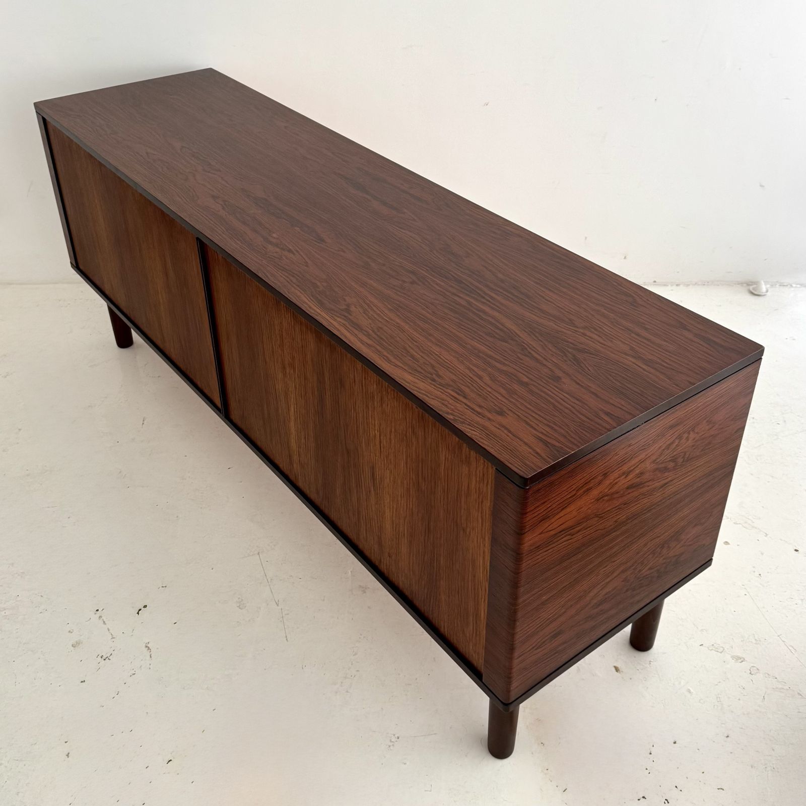Mid Century Danish Niels Koefoed Rosewood Tambour Sideboard