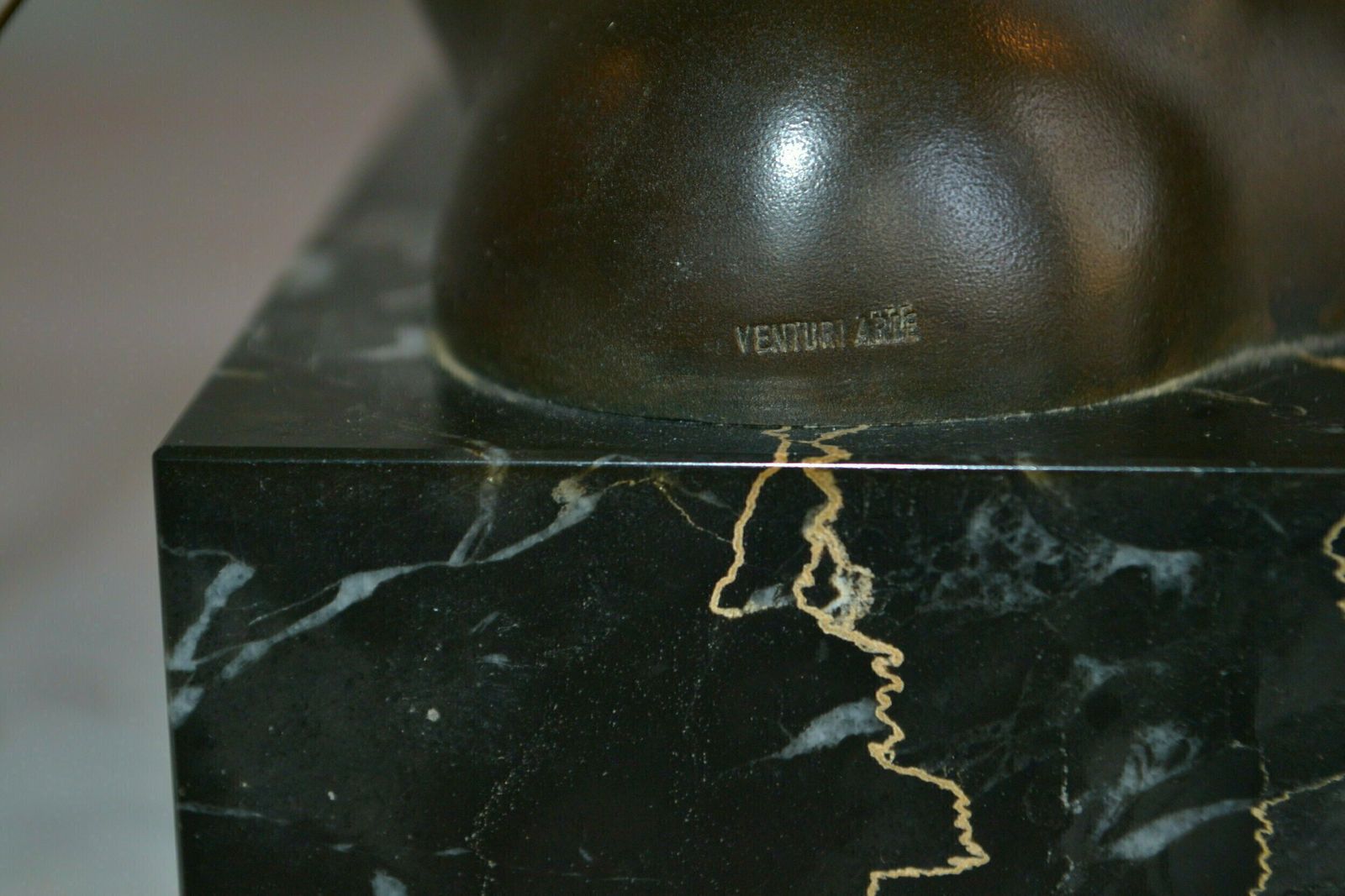 Rudolf Hausner, österreich. Bronze Sculpture On Marble Base "Anima". Designed In 1977 photo for sale