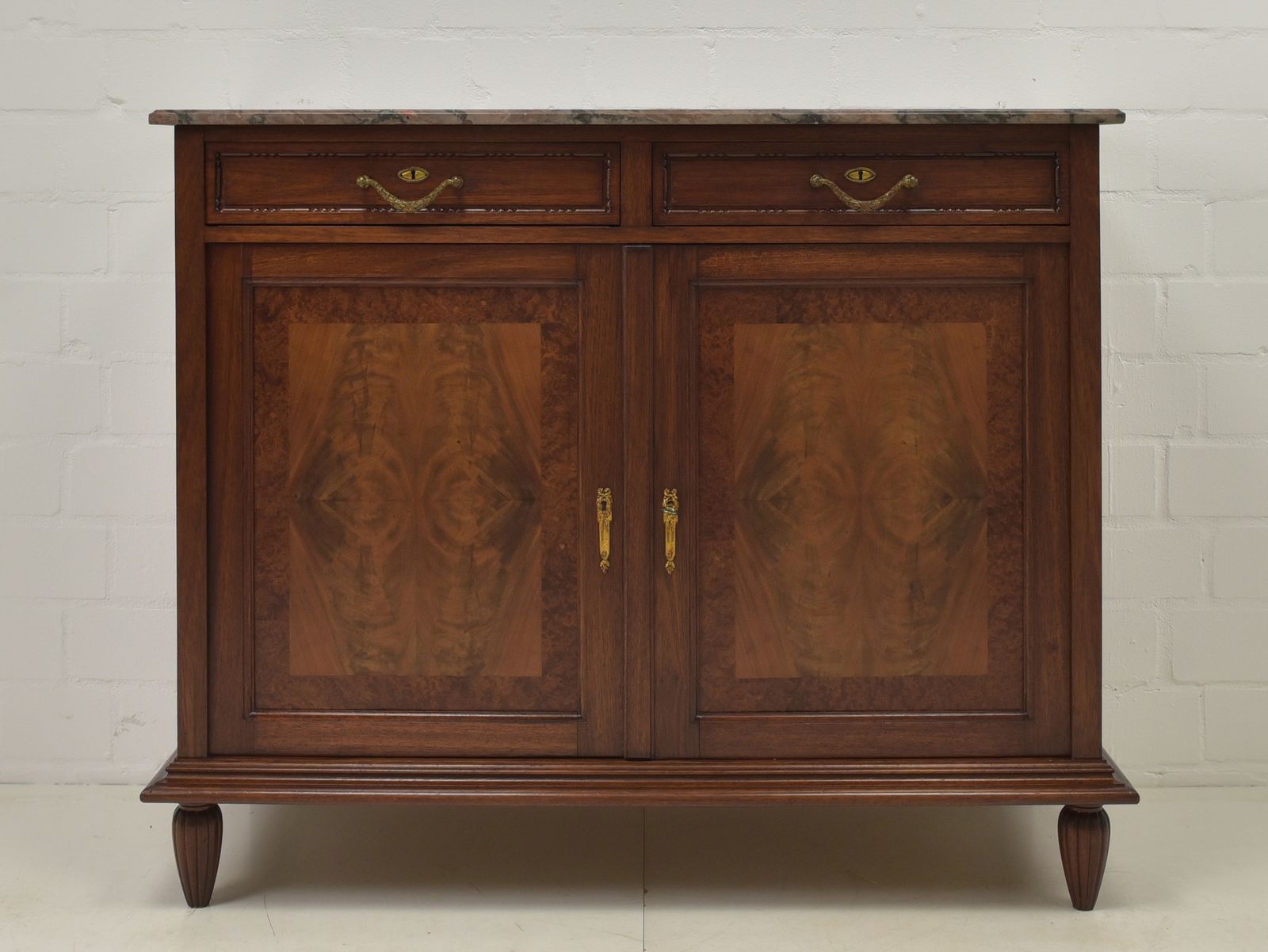 Antique! Restored Art Deco Mahogany Sideboard/Chest Of Drawers/Cabinet photo furniture