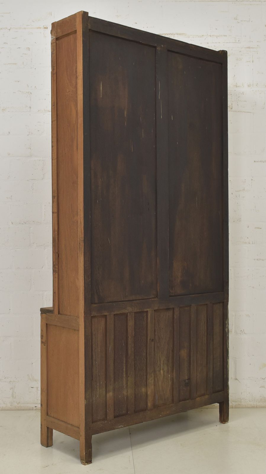 Furniture Antique! Narrow Art Deco Cabinet, Restored, Display Case, Collector's Cabinet, 1 Of 2 photo