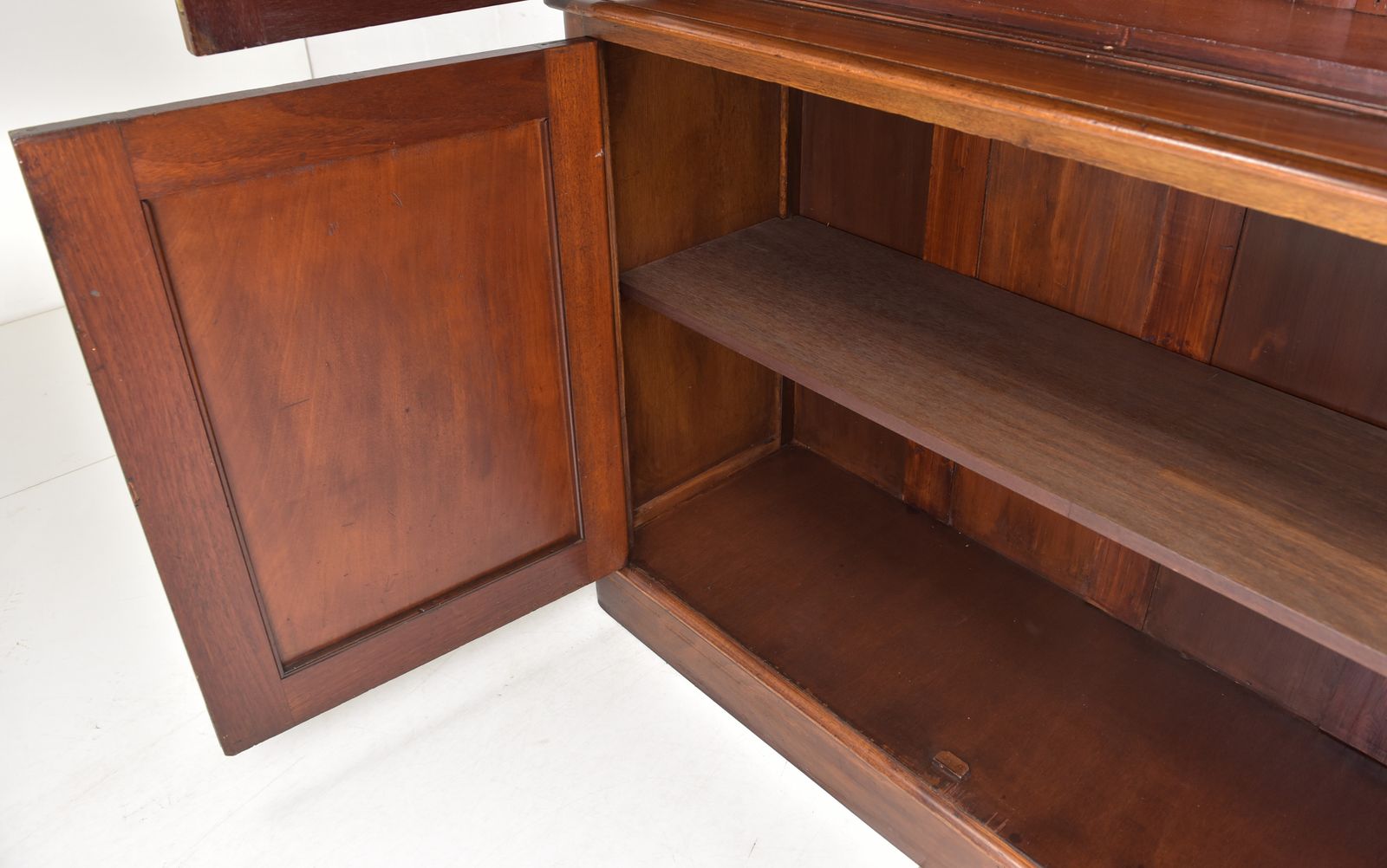 Antique! Restored Mahogany Buffet Cabinet, England, Circa 1880, Display Cabinet photo 1714.0