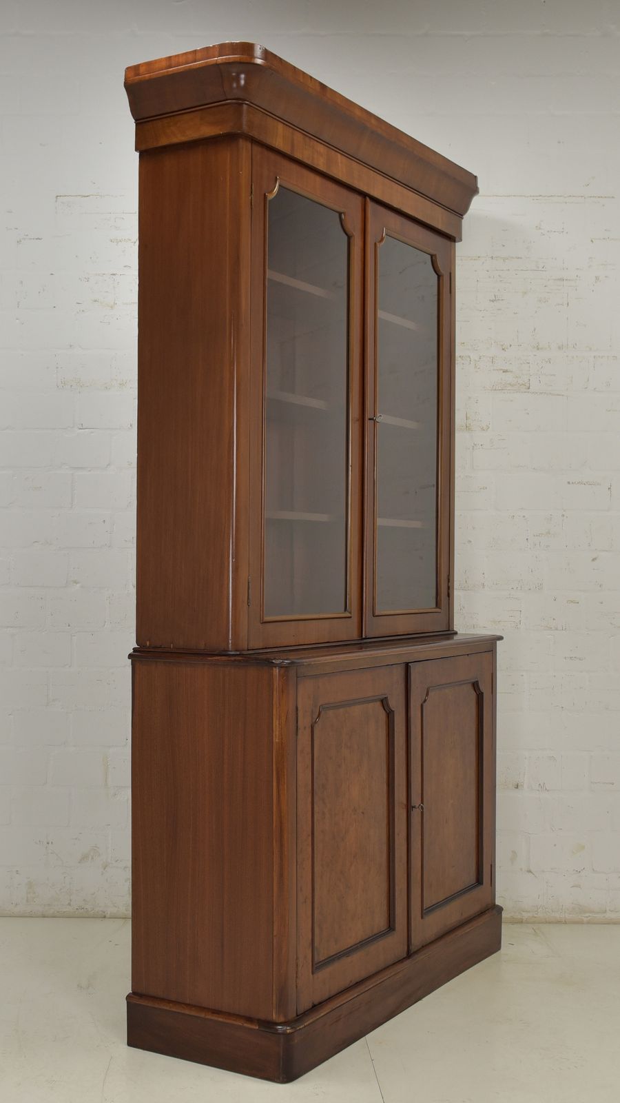 Furniture Antique! Restored Mahogany Buffet Cabinet, England, Circa 1880, Display Cabinet photo