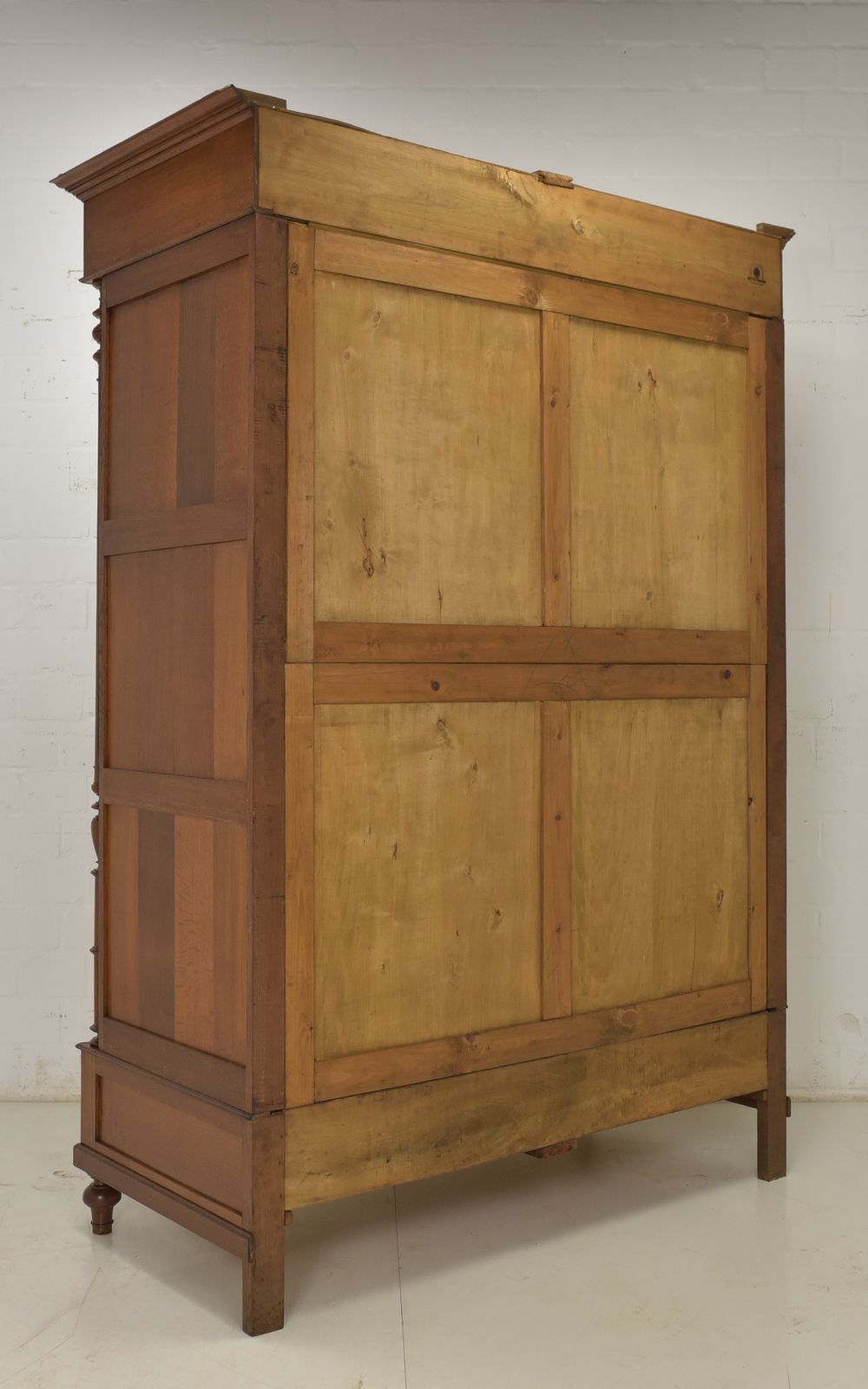 1818.0 Antique! Restored Hall Wardrobe, Gründerzeit Period, Circa 1920, Oak Wardrobe photo