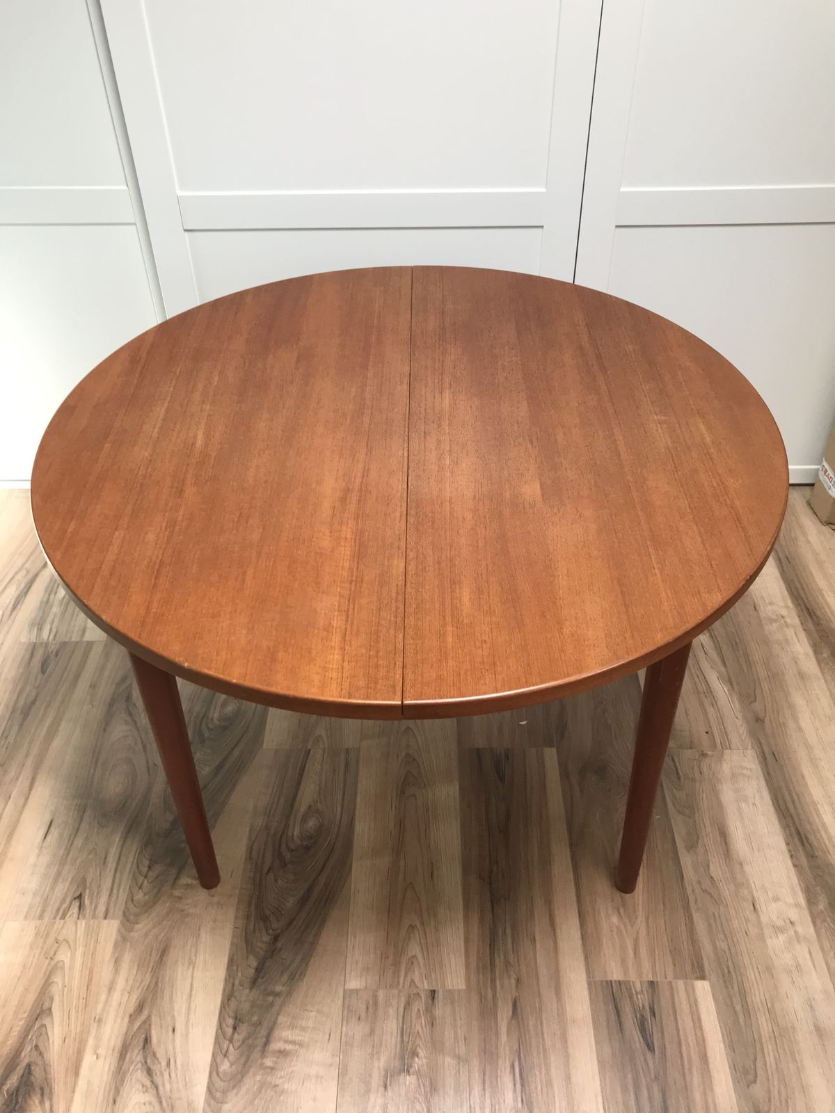 Mid Century Nils Jonsson Extendable Teak Dining Table And 4 Chairs